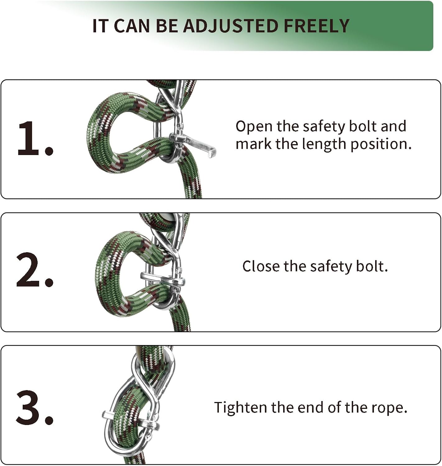 2-Pack 3.91ft(47") Heavy Duty Tree Swing Ropes Hammock,Tree Swings Hanging Straps,Adjustable Extendable,for Outdoor Swings Hammock Playground Set Accessories,Camouflage 3 717stA6mqLL. AC SL1500