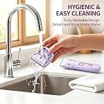 5-in-1 Razors électriques pour femmes,Bikini Trimmer pour femmes et Shaver électrique pour femmes (Purple)