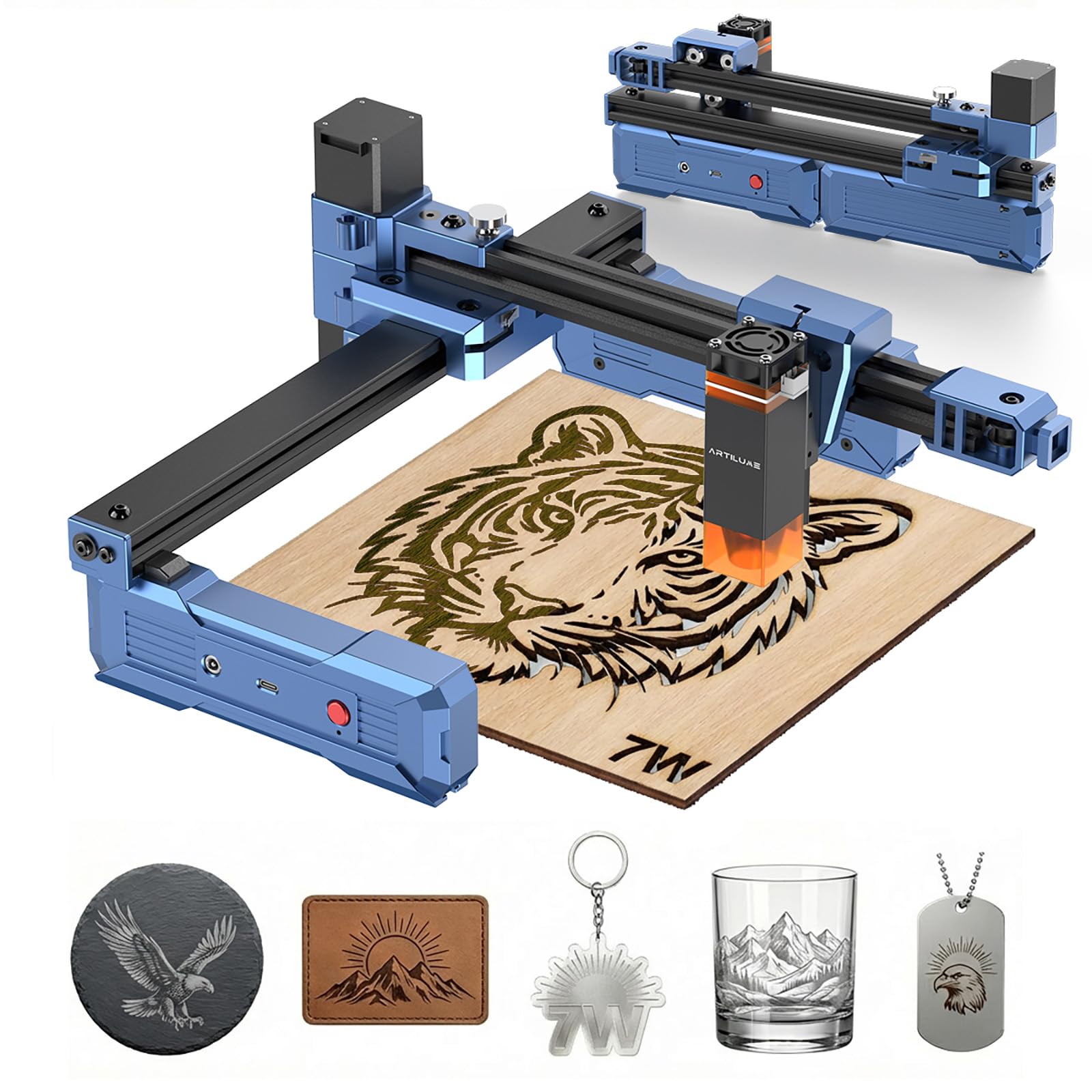 Amazon.com: Artilume Laser Engraver 7000mW Foldable Design Laser