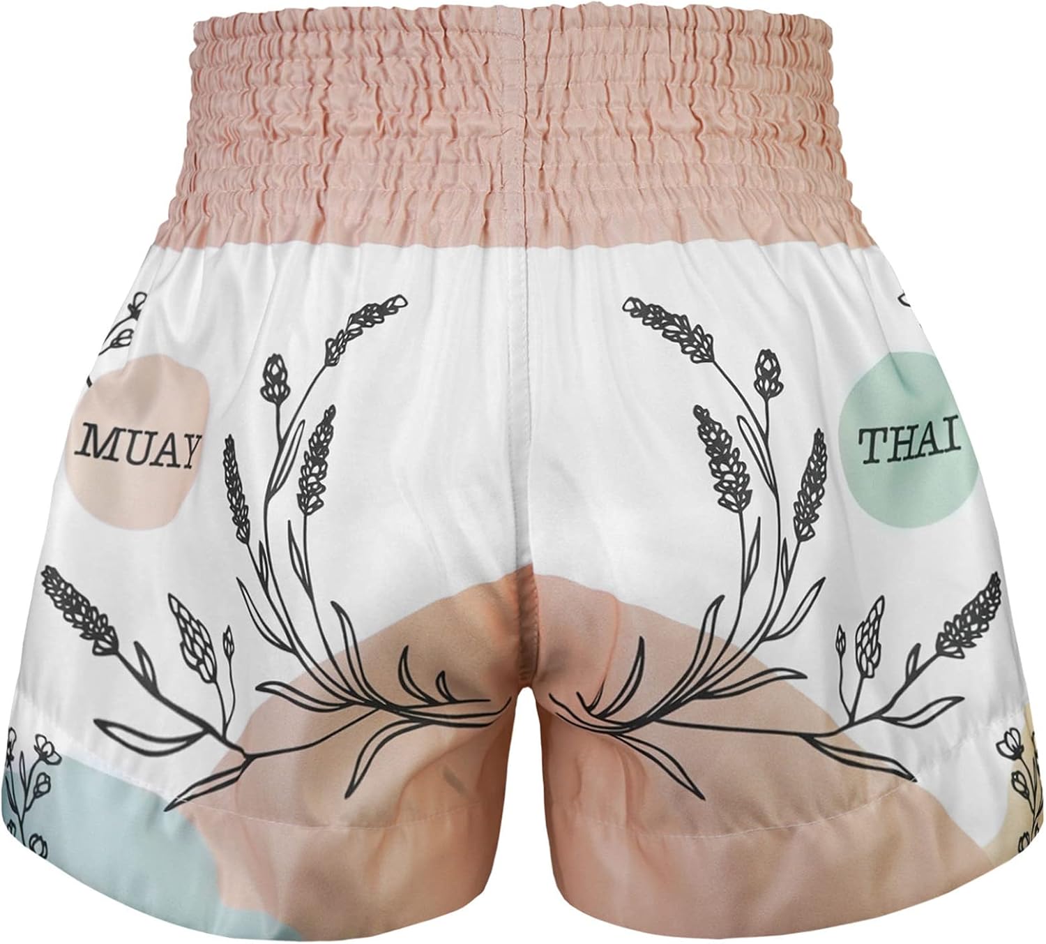 Wild Thorns Muay Thai Shorts in Black by TUFF Sport