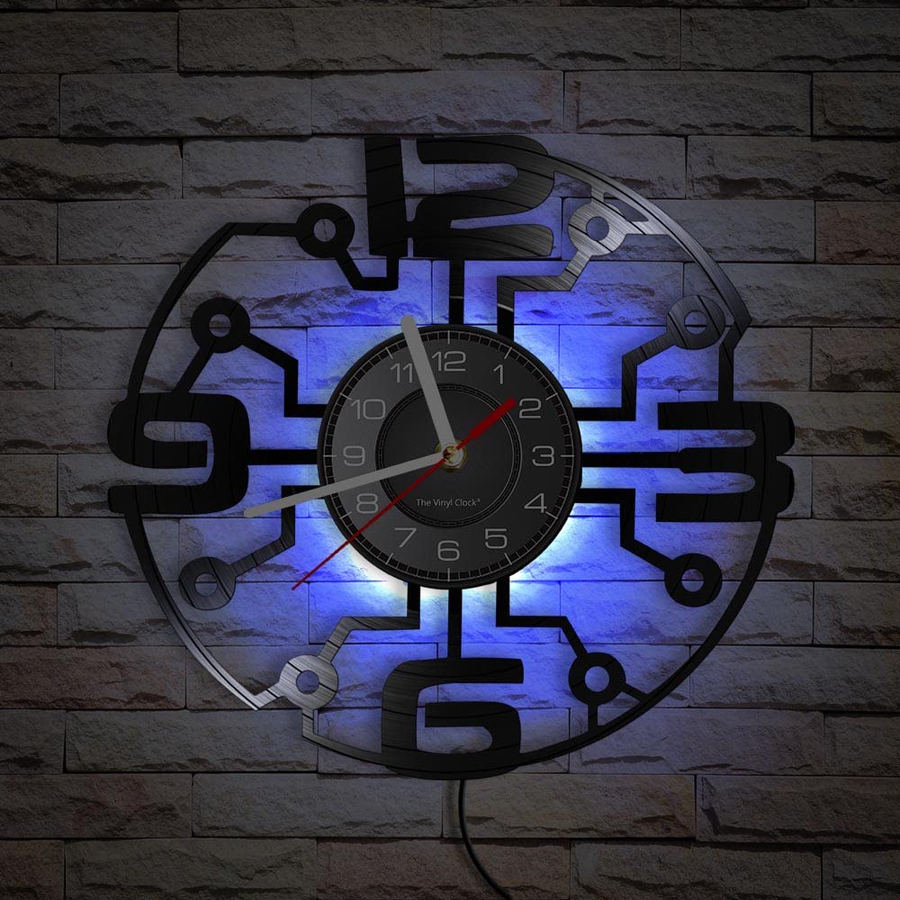 Amazon.com: Timethink 12'' Big Number LED Vinyl Record Wall Clock