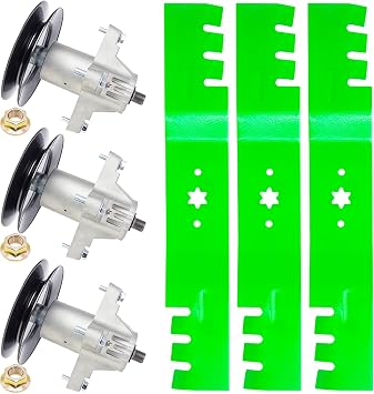 54 Inch Deck Rebuild Kit Fit for Cub Cadet MTD ZT 54 RZT S54 L54 Z6600 Zero Turn 54 inch Tractor Parts Spindle 618-05137 918-05137 Blade 942-0677B 742-0677