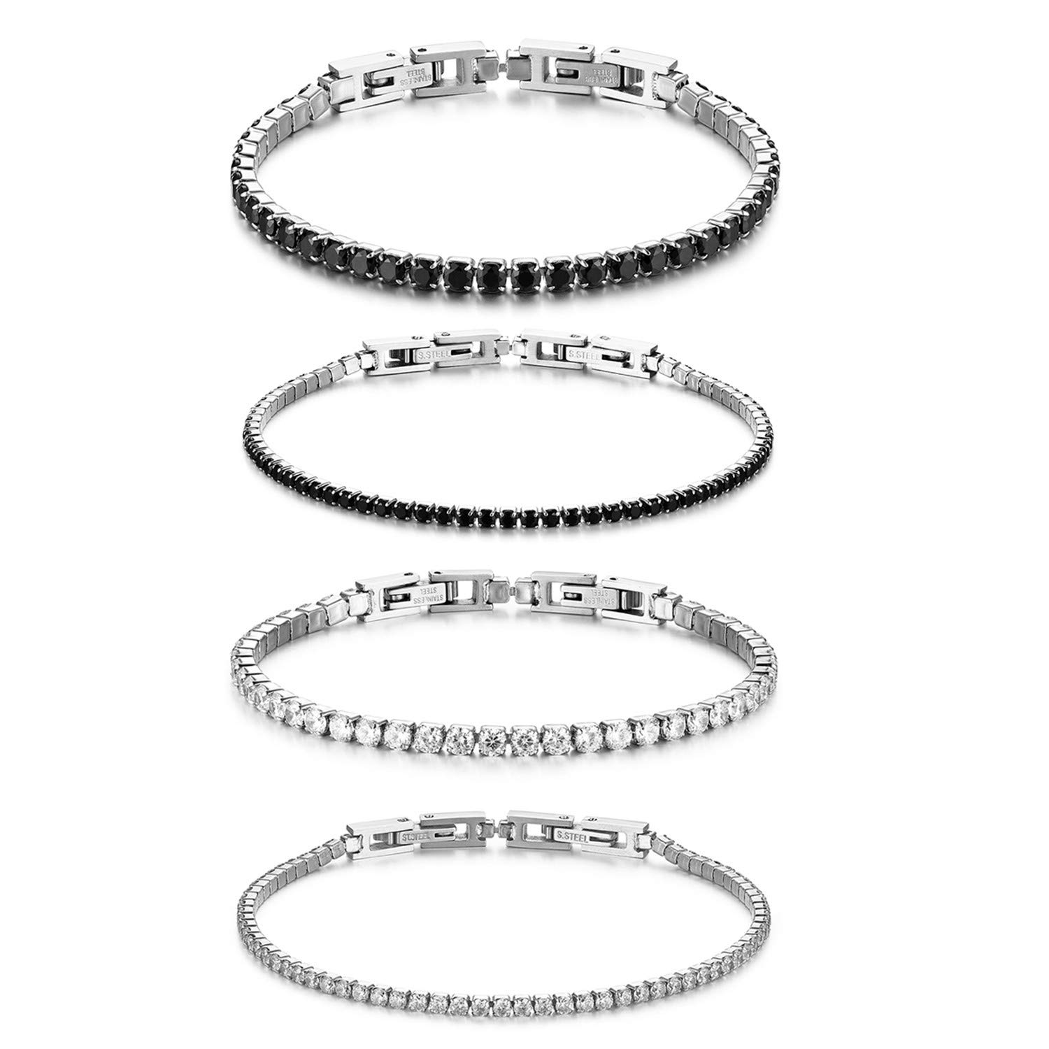 JewelryWe Schmuck 6/8mm Breite Wolframcarbid Herren-Ring Dam