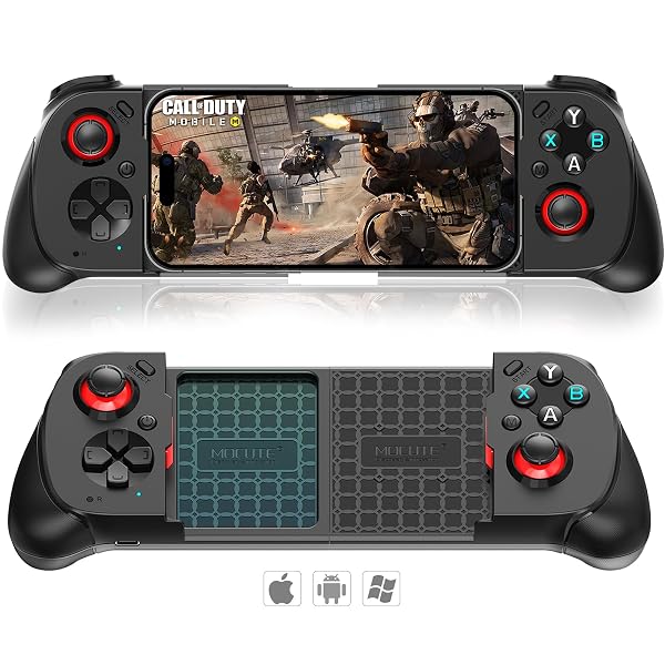 ArVin Mobile Gaming Controller For IPhone & Android - Hall Effect Triggers With Turbo Function