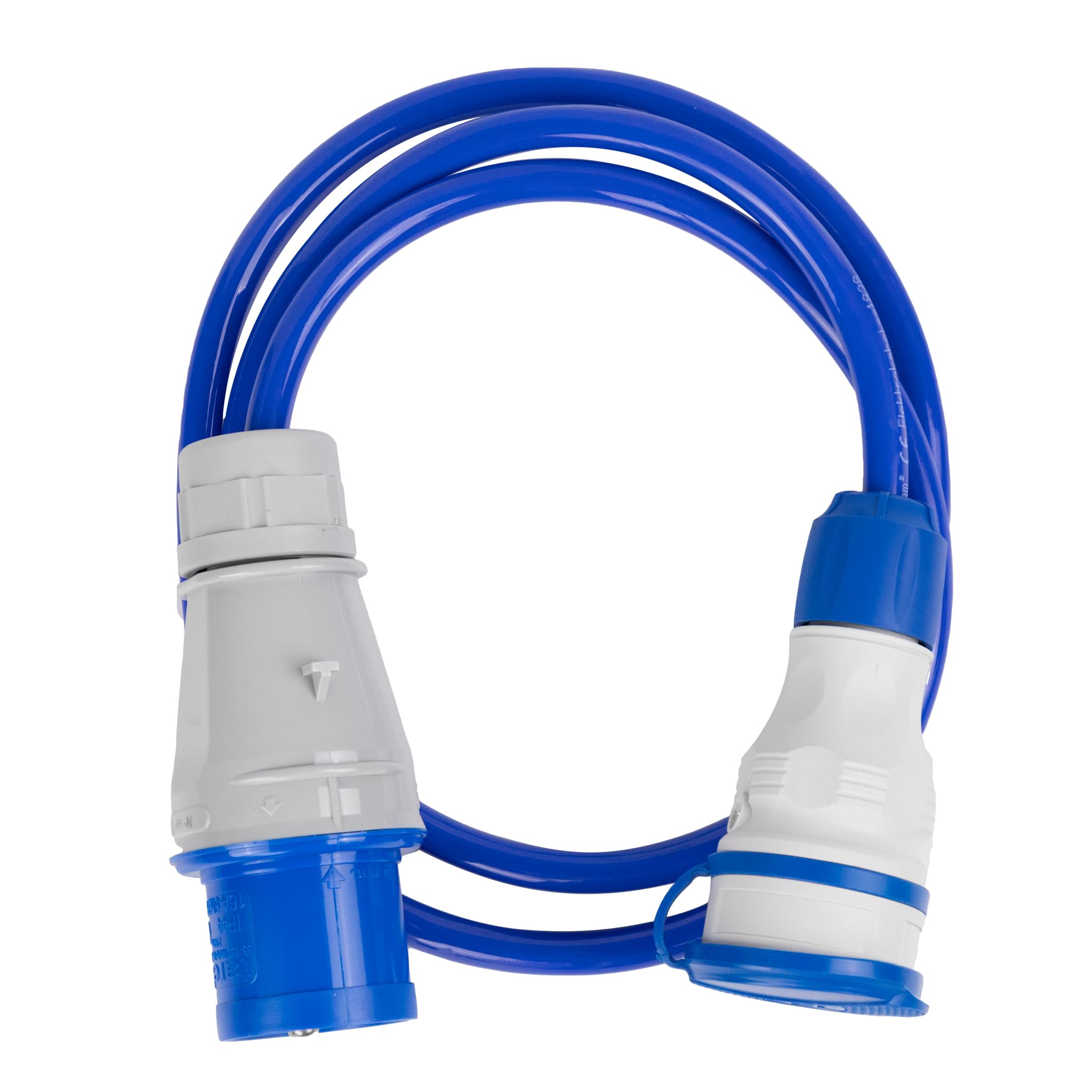 Przedłużacz CEE 16A – H07BQ‑F 3 × 2,5 mm² – IP44 – bardzo wytrzymały – 1,5 do 20 m (długość 3 m)