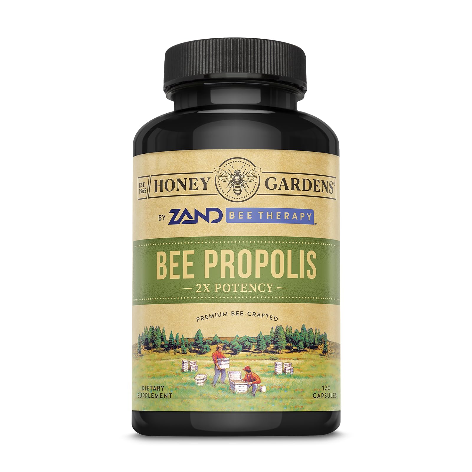 Honey Gardens Bee Propolis : 59351: Cap, (Btl-Plastic) 650mg 120ct