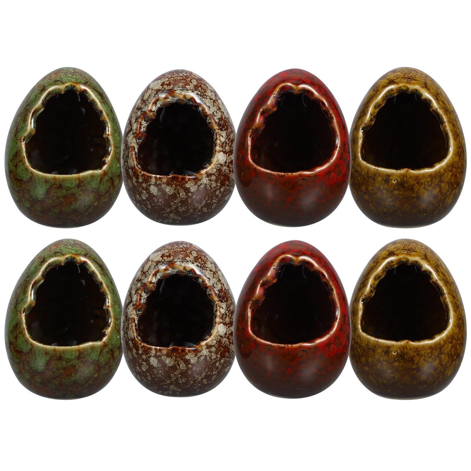 Vase en céramique rétro SEWACC, lot de 8 pour masquer les tables vides