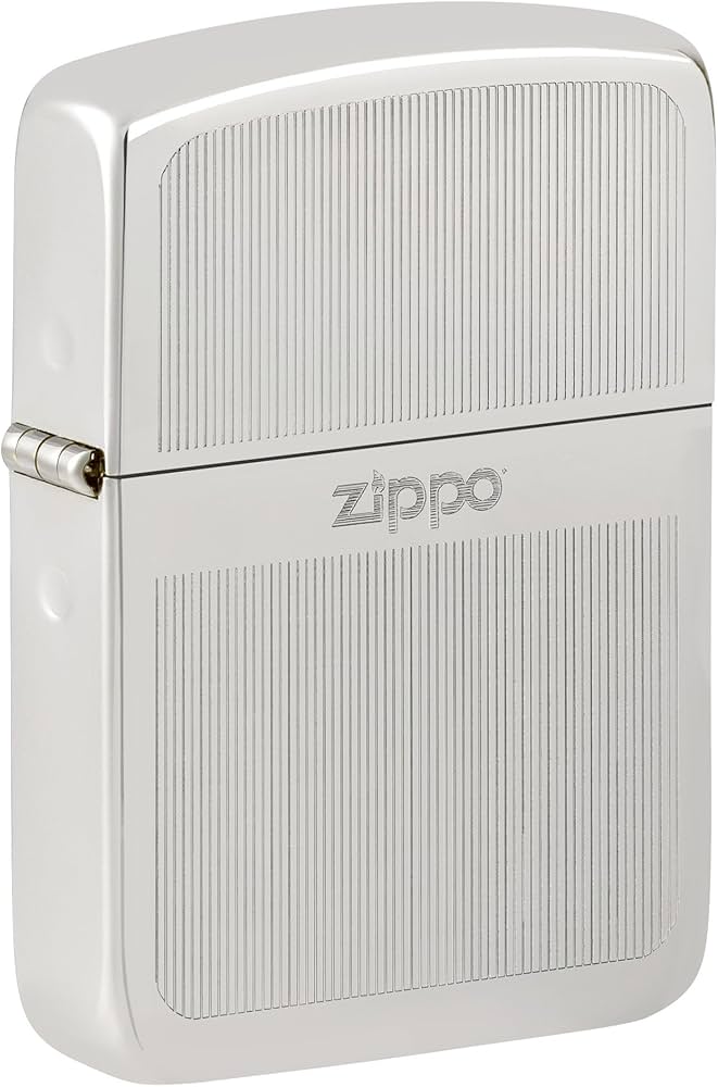 Amazon.com: Zippo Sterling Silver Lighter: 1941 Replica with Amazon.com: Zippo Sterling Silver Lighter: 1941 Replica with