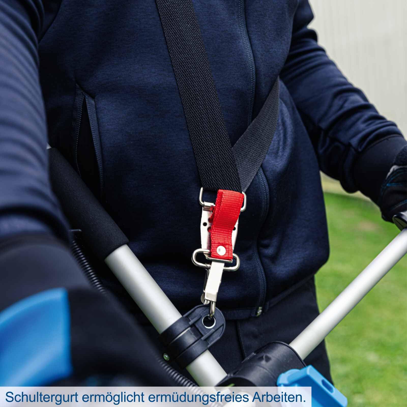 Scheppach BC-BCH330/20-X Kit L | Brushless | Débroussailleuse sans Fil | Largeur de Coupe 330 mm | Fil 4 m/1,6 mm | Série 20 V IXES | avec Batterie 4 Ah et Chargeur 2,4 A