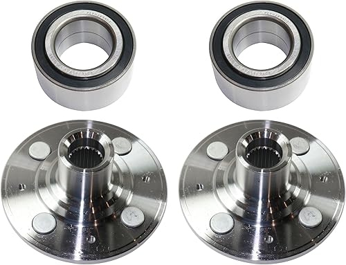 Garage-Pro Kit de cubo de rueda delantera con cojinetes de repuesto para Honda Civic 1992-2000 Civic del Sol 1994-1997 lado del conductor y del
