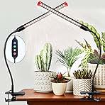 Game Changer! FECiDA 2Pack 9W Power Home Plug, NOT 5W Adapter, Clip Grow Lights for Indoor Plants with Timer, Enough Bright Like Sun for Your Indoor Plants, LED Plant Growing Lamps for Bonsai