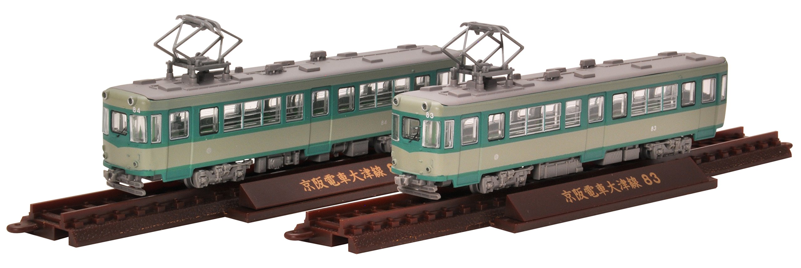 希少！自作品 鉄道模型 Oゲージ 京阪電車 2両 線路、ケース付き 真鍮 