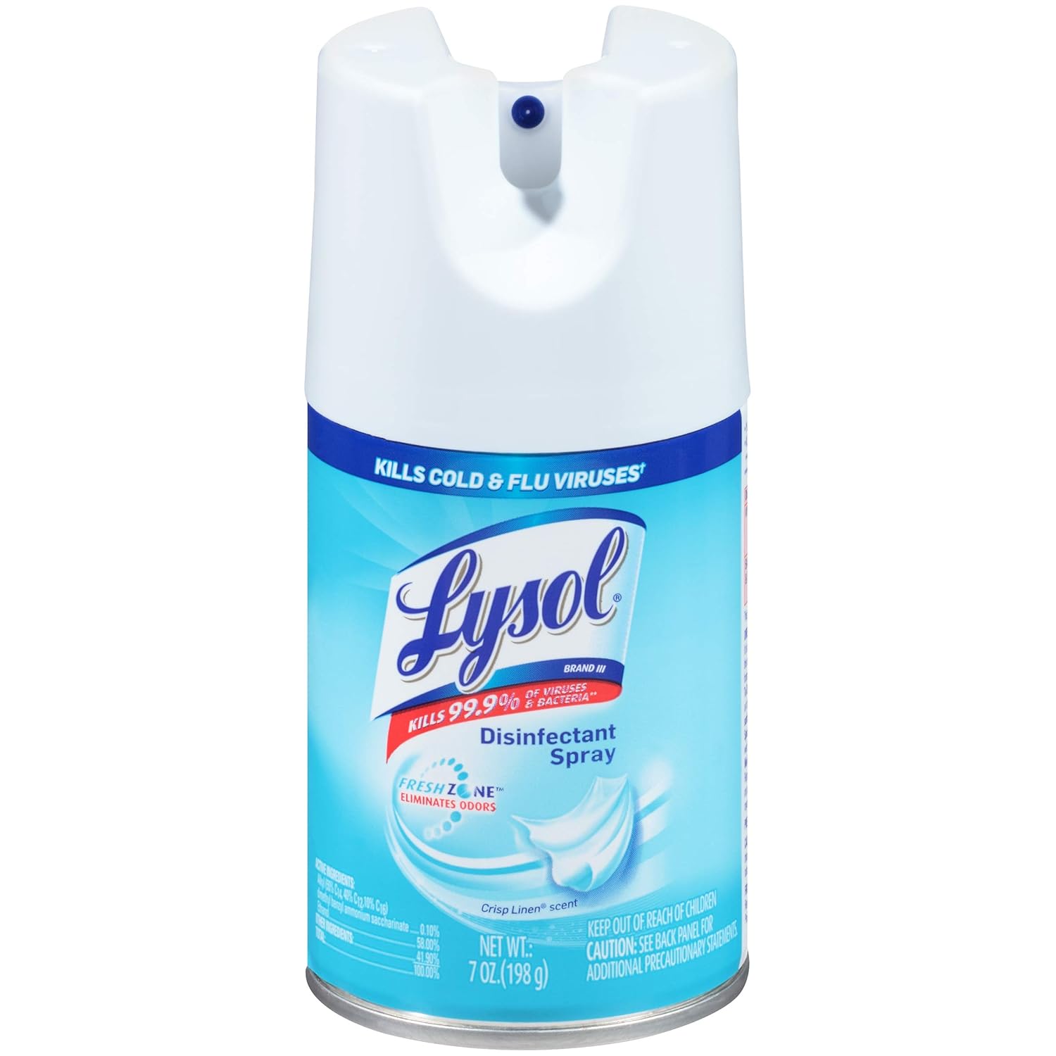 Lysol 90440 Disinfectant Spray Crisp Linen 7 oz Aerosol 12 Carton