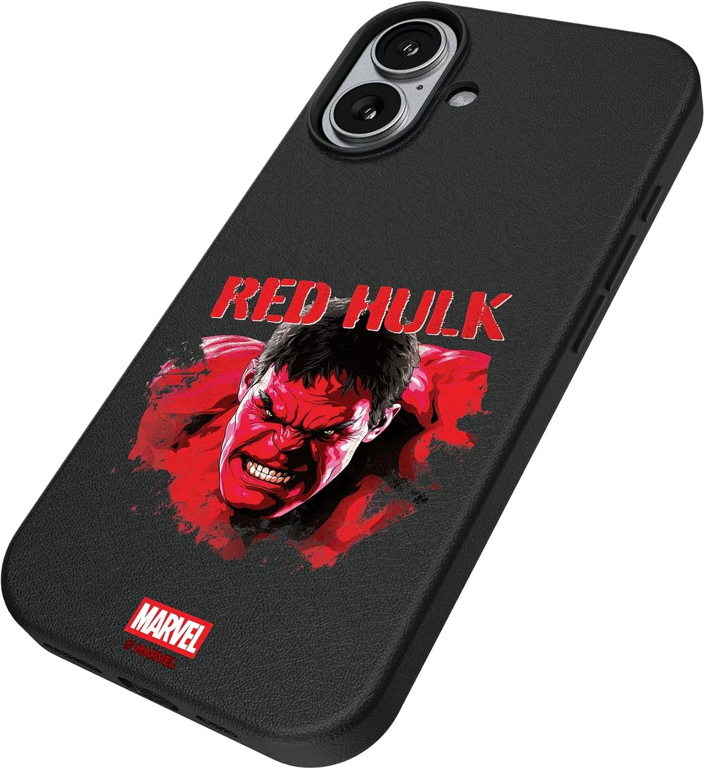 Keyscaper Marvel Avengers Red Hulk Badge MagSafe Compatible Case for iPhone 17