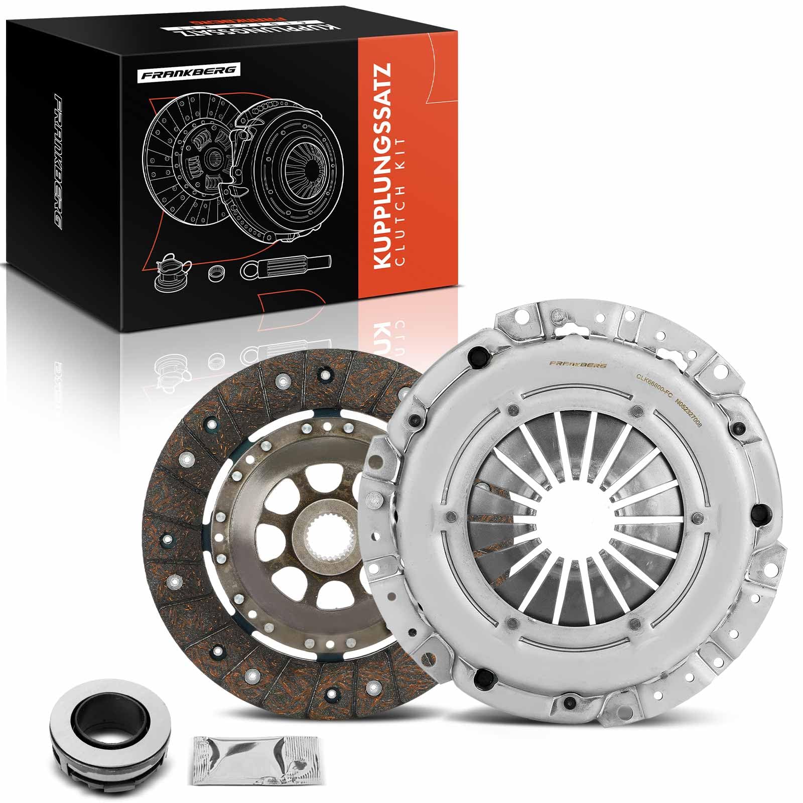 Frankberg Embrague Juego de embrague Compatible con Clase C W202 C 220 cabrio A124 300 CE-24 124 Berlina W124 220 E Clase E W124 E 220 E 300 D 124 Coupé C124 220 CE Replace# 0012507215,0062501204