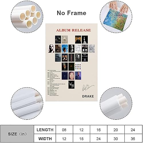 Miniatura 3 de NaSsui Drake - Póster Jpg de álbum de música, cubierta de álbum de música, póster decorativo de lienzo para dormitorio, póster artístico sin marco,