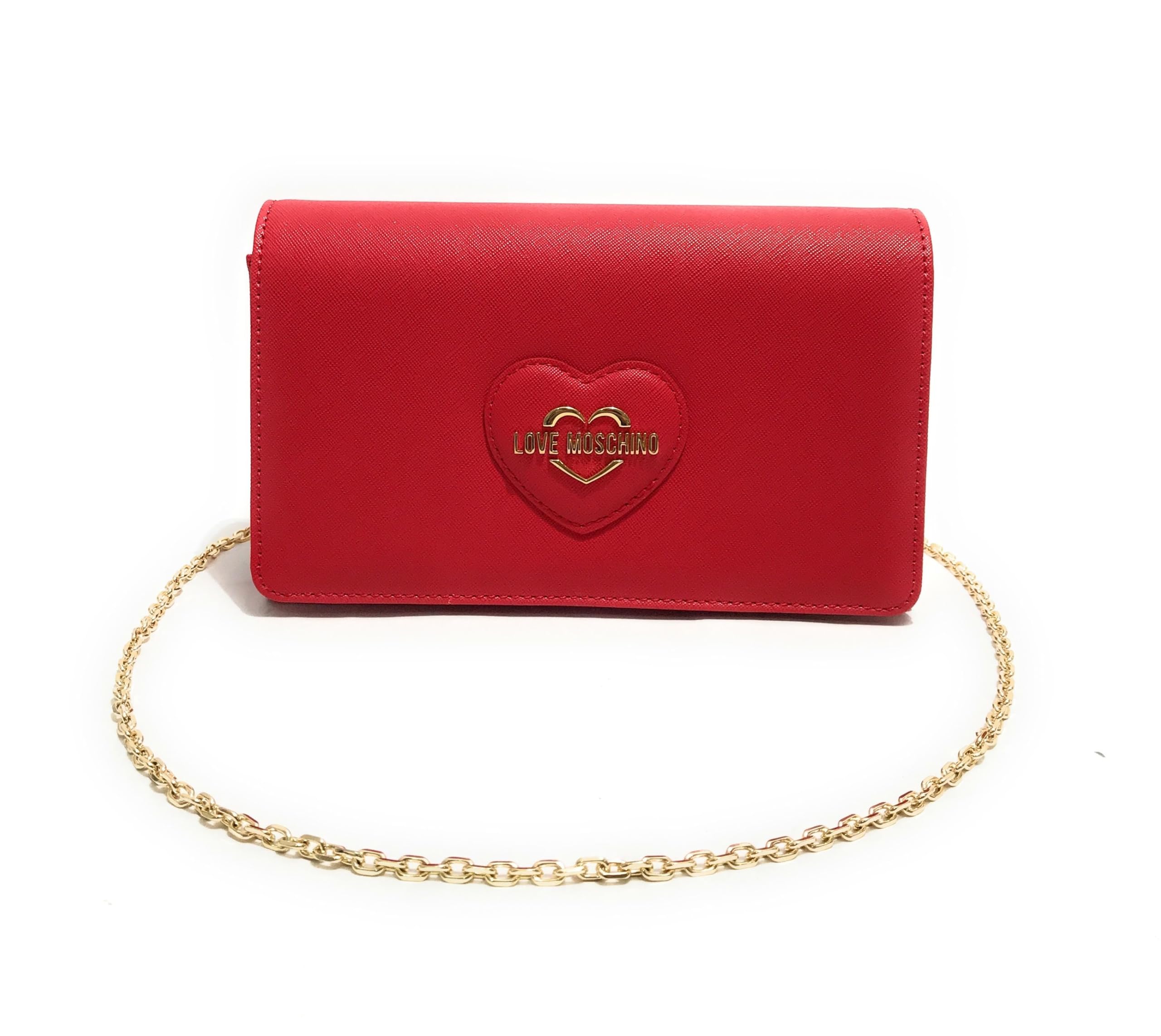 Love Moschino Mujer Rojo Bolso De Hombro Talla Única