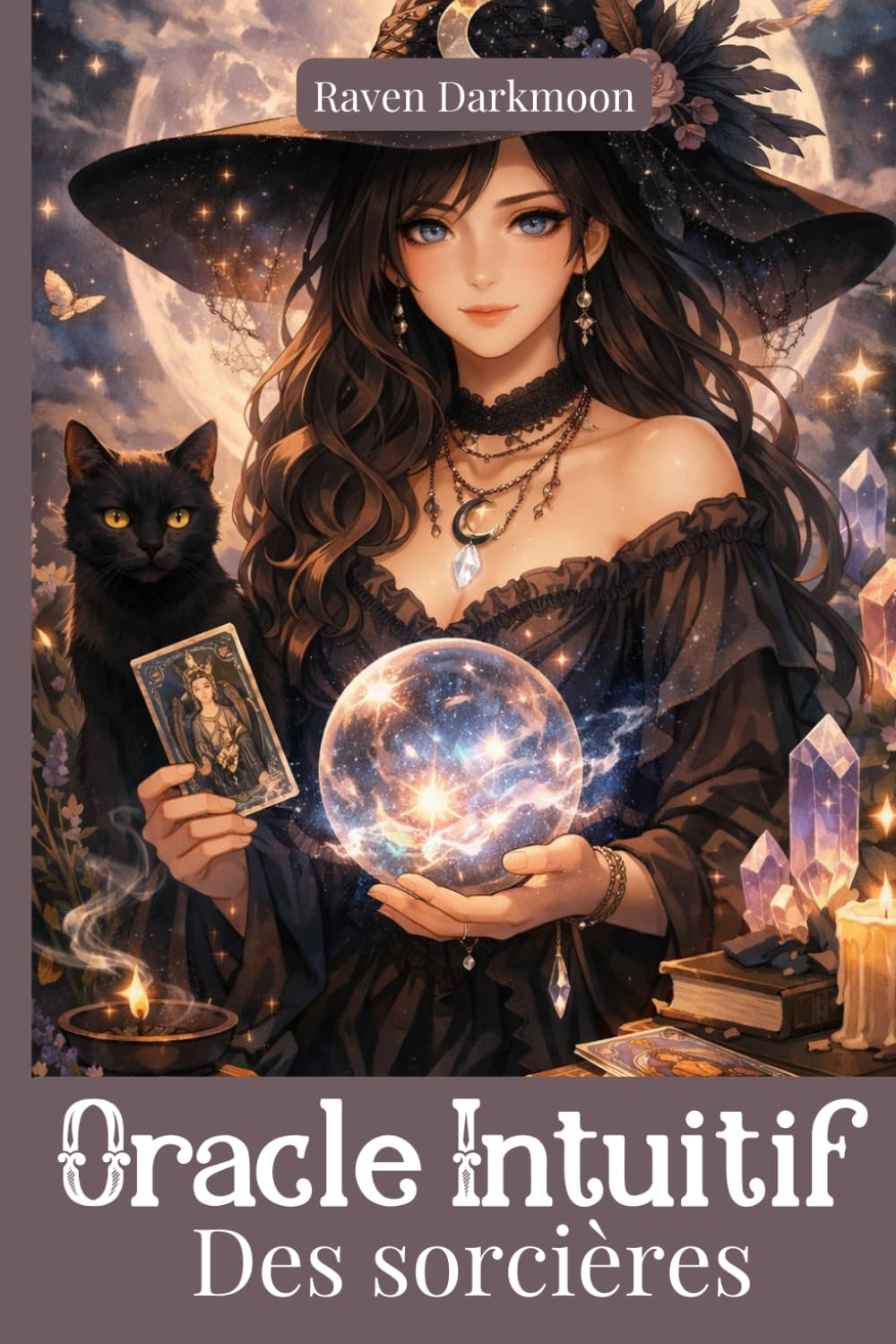 Oracle intuitif des sorcières: Connecte-toi aux énergies magiques et reçois des messages de guidance, de soutien et d'inspiration au quotidien