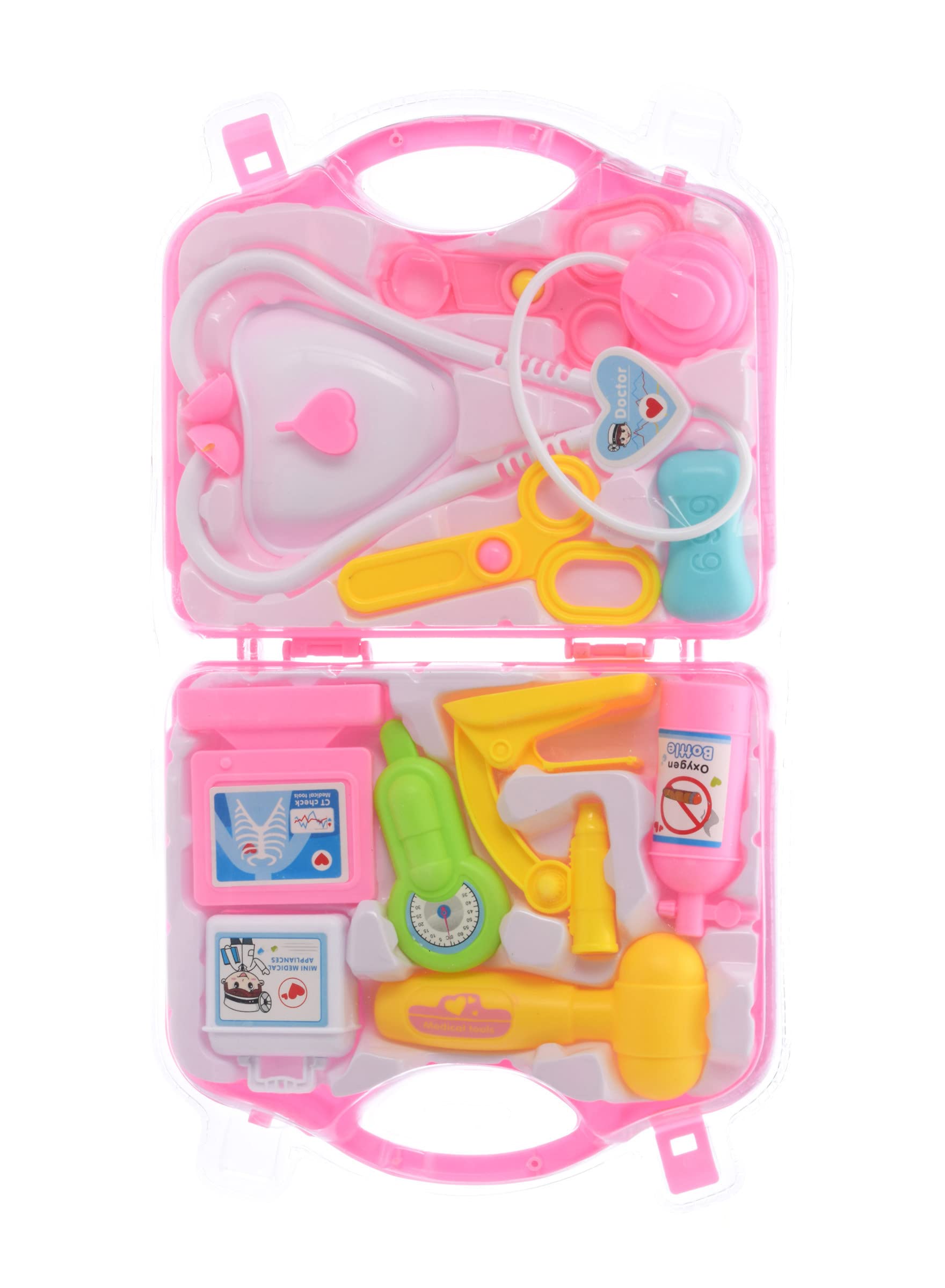 Uniq Kidz Complete Medical Kit For Kids Pretend Play With Stethoscope, Syringe, And More 41X24X4 0736692195693