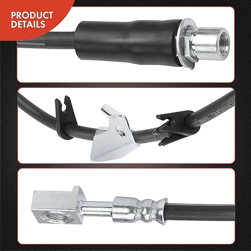 Miniatura 16 de A-Premium Manguera hidráulica de freno lateral del pasajero delantero compatible con modelos seleccionados de Chevy y GMC - Equinox/Terrain 2010