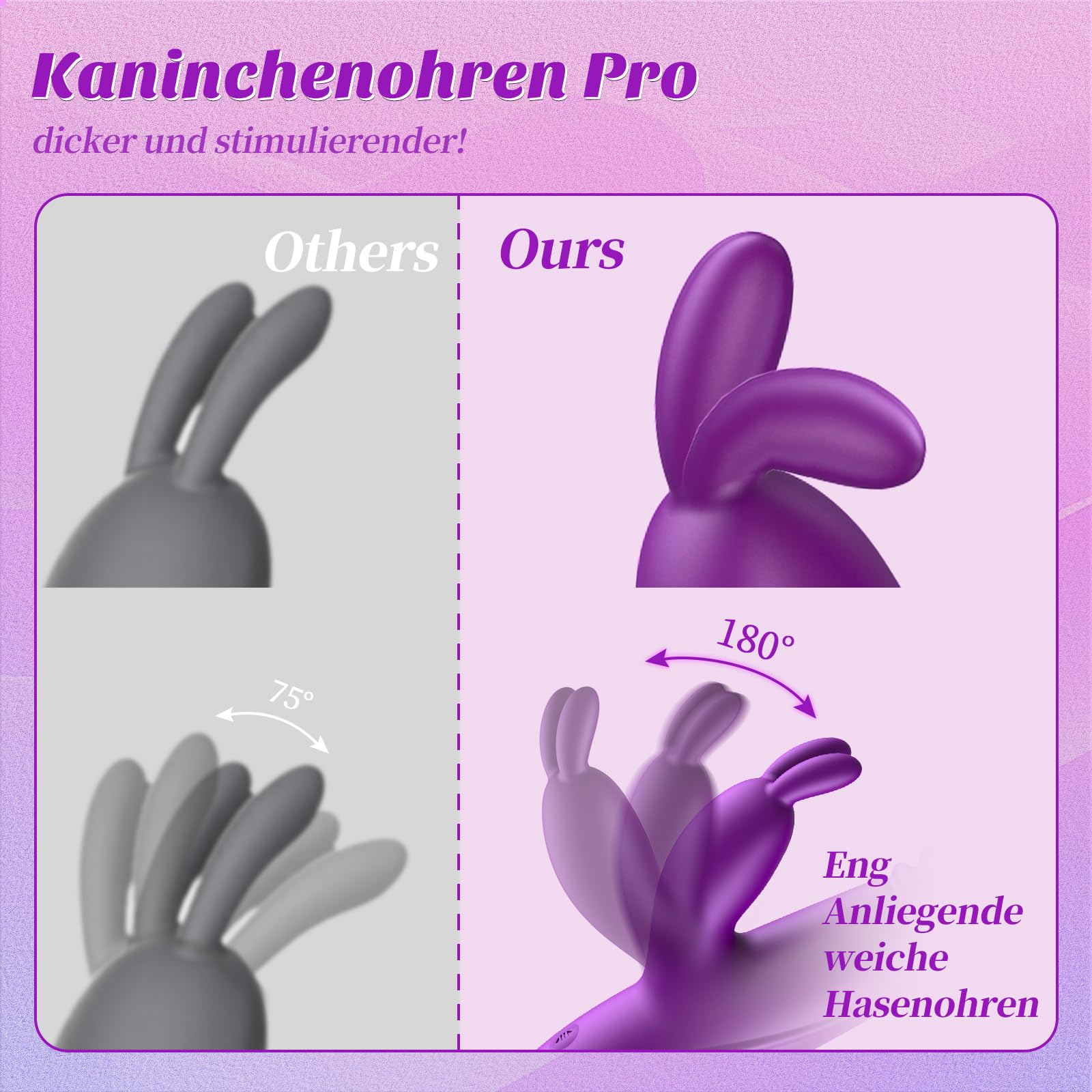 Giocattoli sessuali per donne Dildo Vibratore Funzione Spinta - Set di vibratori per coppie Giocattoli sessuali Punto G Rabbit Vibratori Vibrazione per donne con App