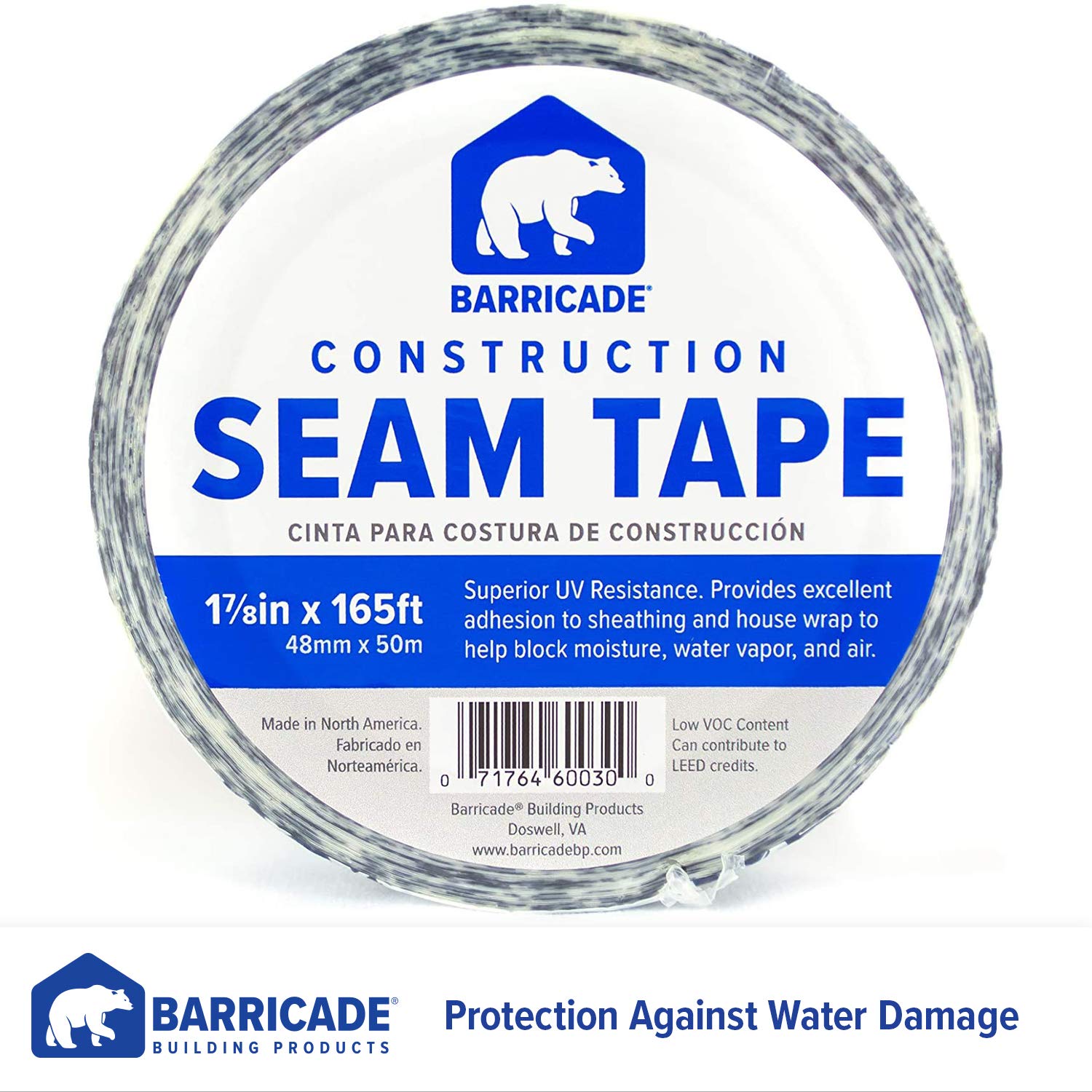 Barricade Construction Seam Tape 1 7/8