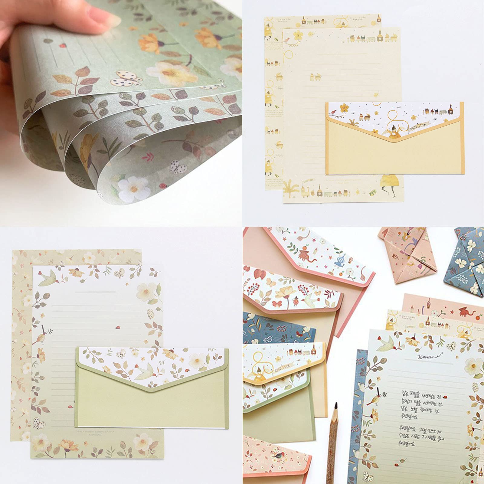 Set Carta Da Lettere A5 Con Buste - 72 Fogli E 36 Buste Per Inviti E Lettere - Foto 2