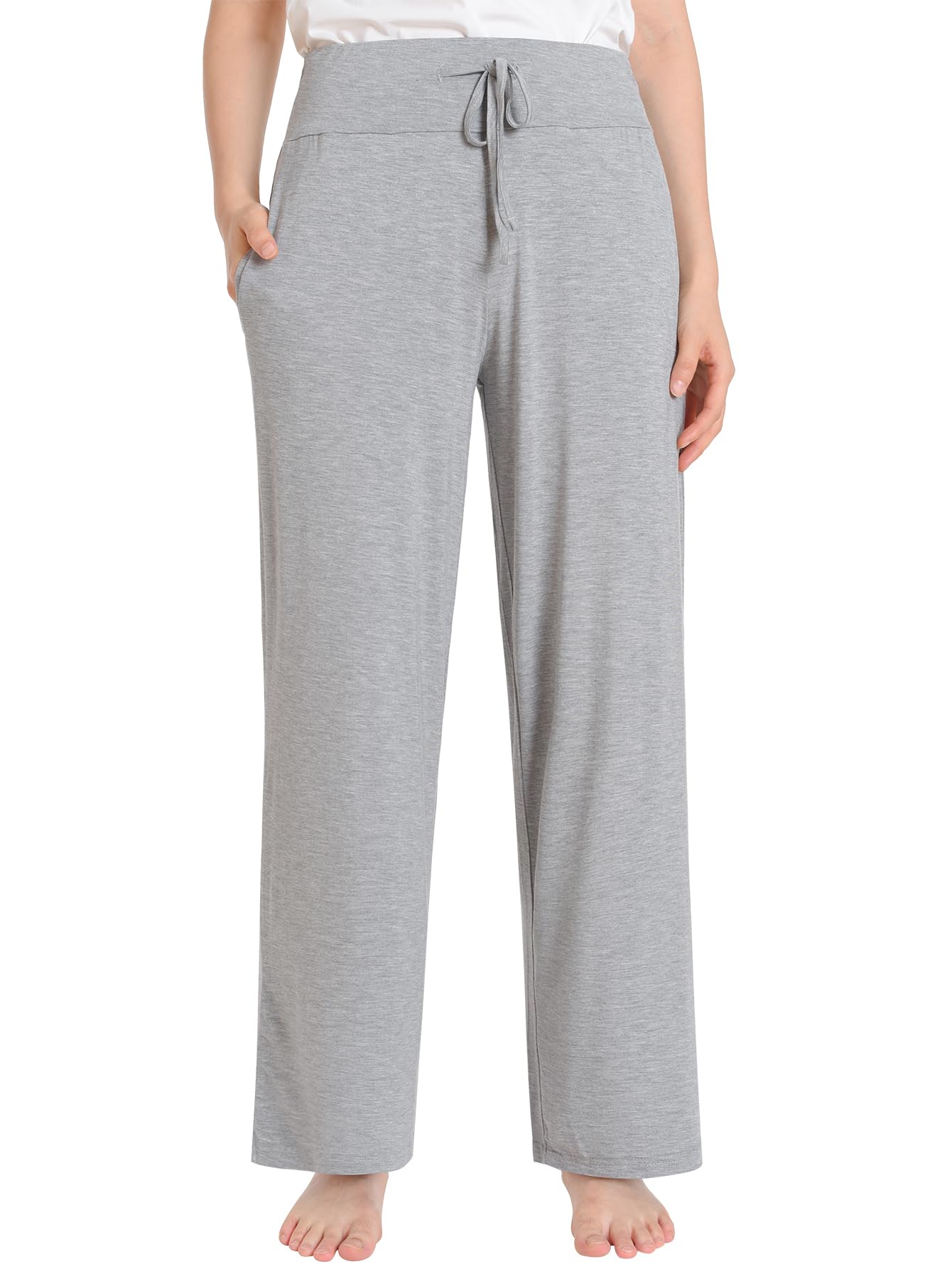 Latuza Women's Petite Length Lounge Pants Loose Fit Petite PJ Pants