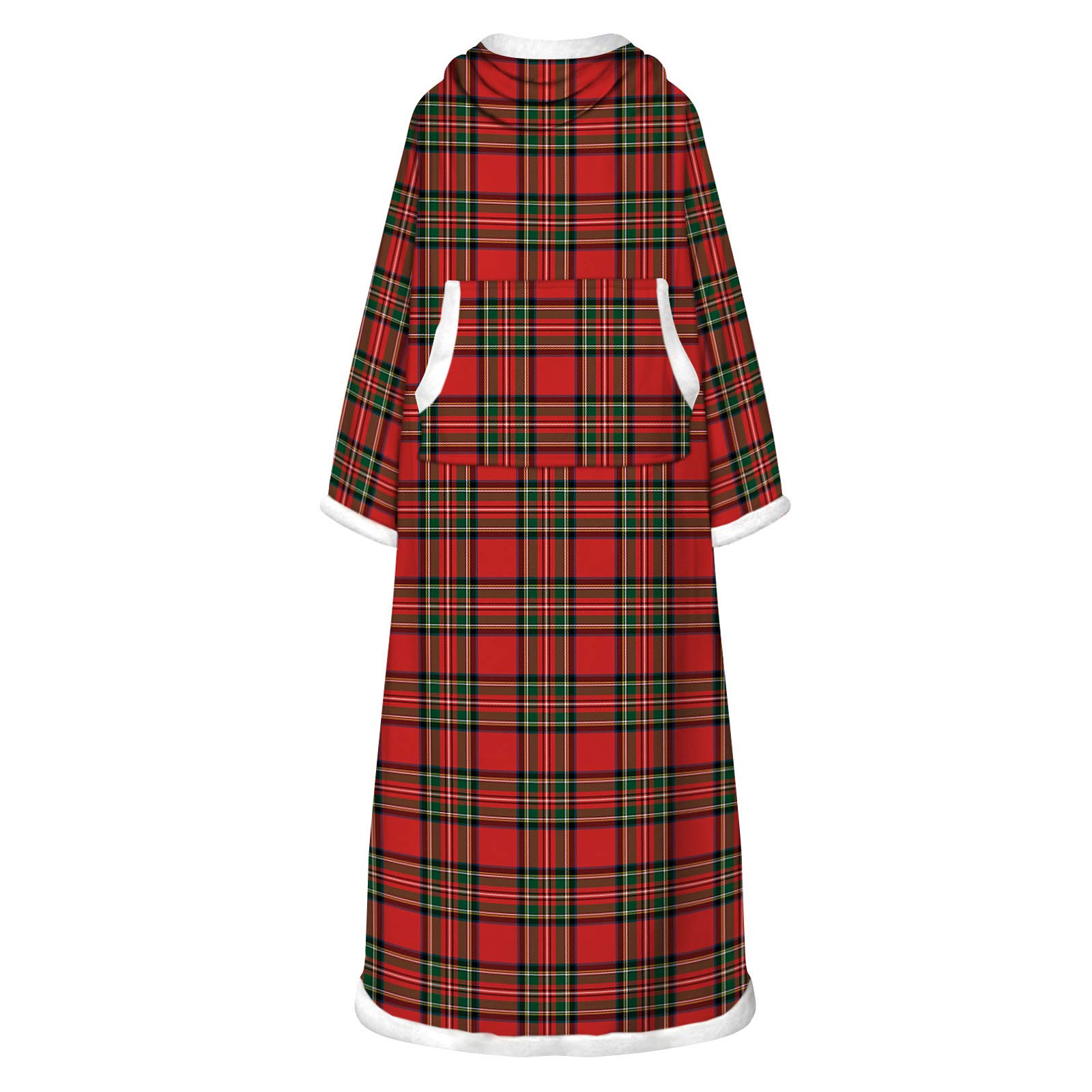 Manta Sherpa Ponible Para Adultos, Para Hombre Y Mujer Cómoda Y Calentita Manta Con Mangas, Manta Bata Para El Hogar, Bata Para Ver La Tele Manta De Sofá 002-One size