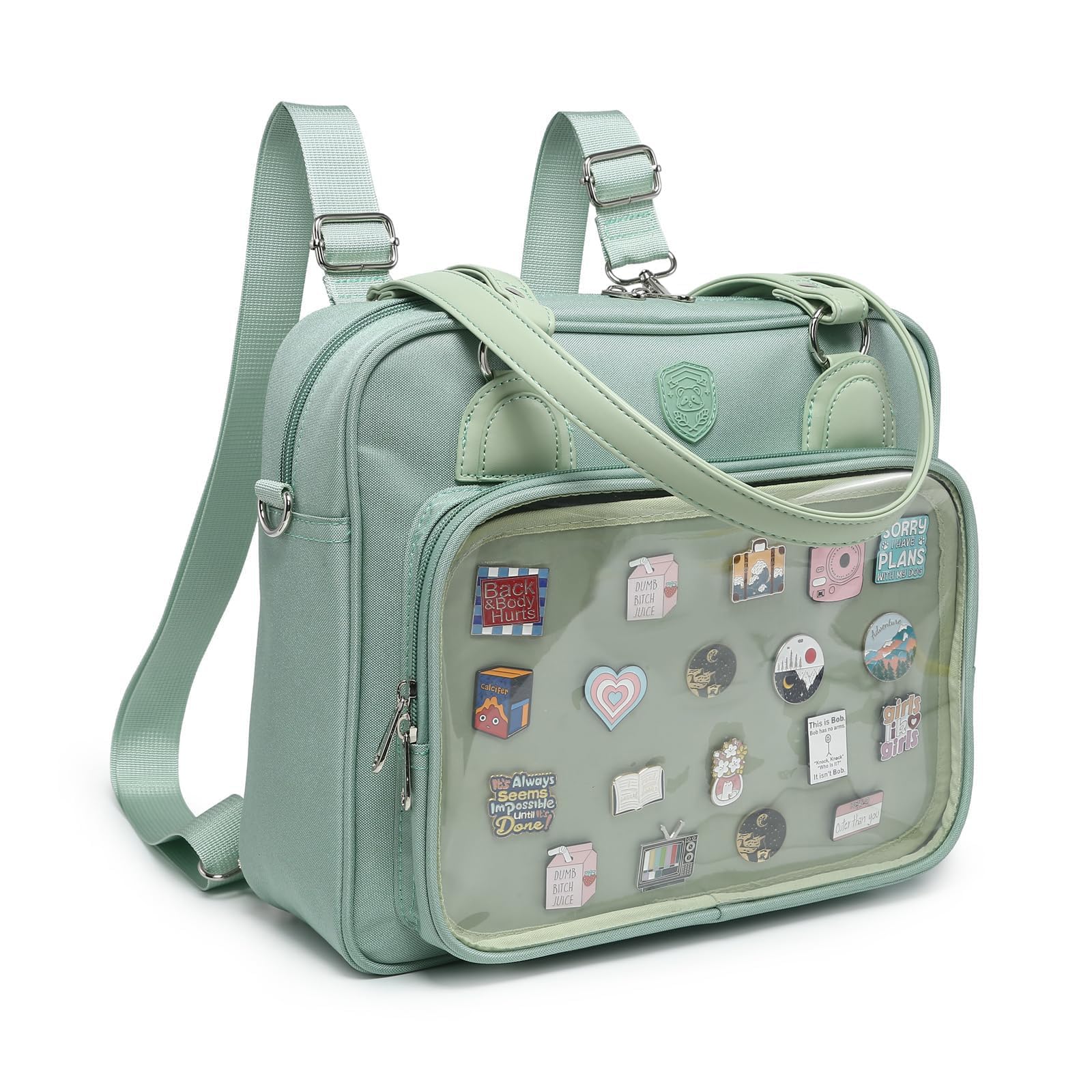 Oxford Ita Bag Borsa a tracolla Borsa a tracolla Borsa Messenger Zaino multiuso Espositore Spille