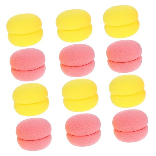 Herramienta de peinado de esponja para rizar el cabello, 12 unidades, rizadores redondos para mujeres, rizadores de pelo para mujeres y niñas