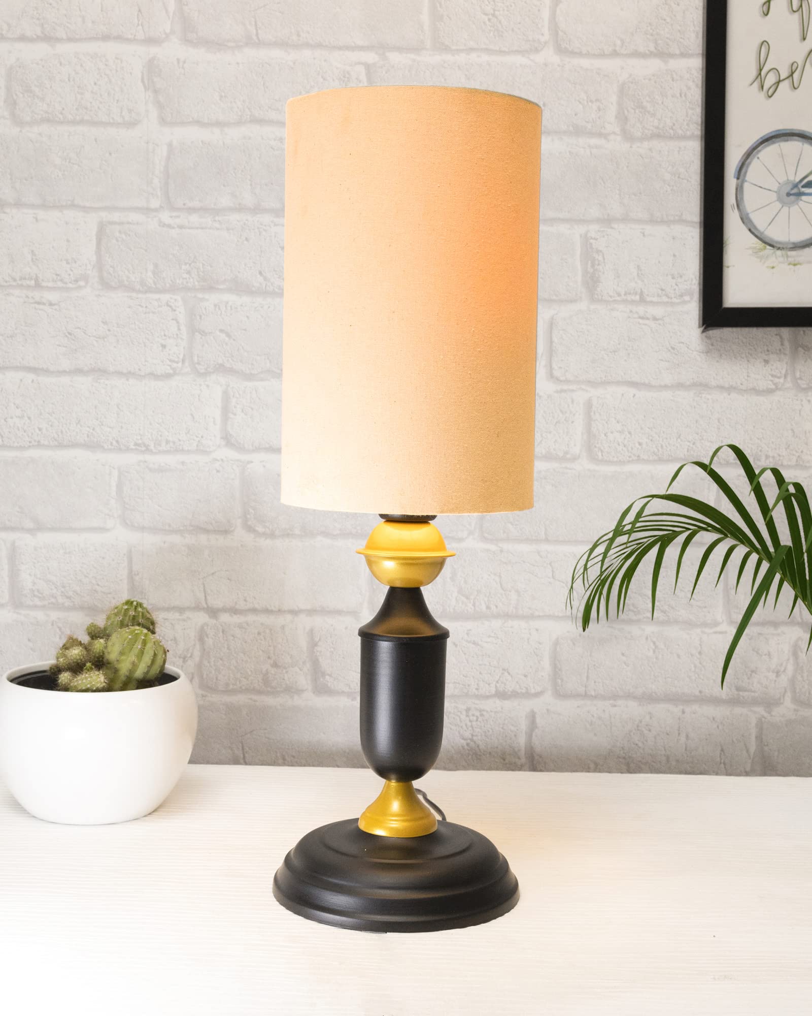 Murphy Black Table Lamp with Bird and Floral Shade, LED Bulb Included (White Cylinder Shade) (B0B93F96NX) Amazon Price History, Amazon Price Tracker