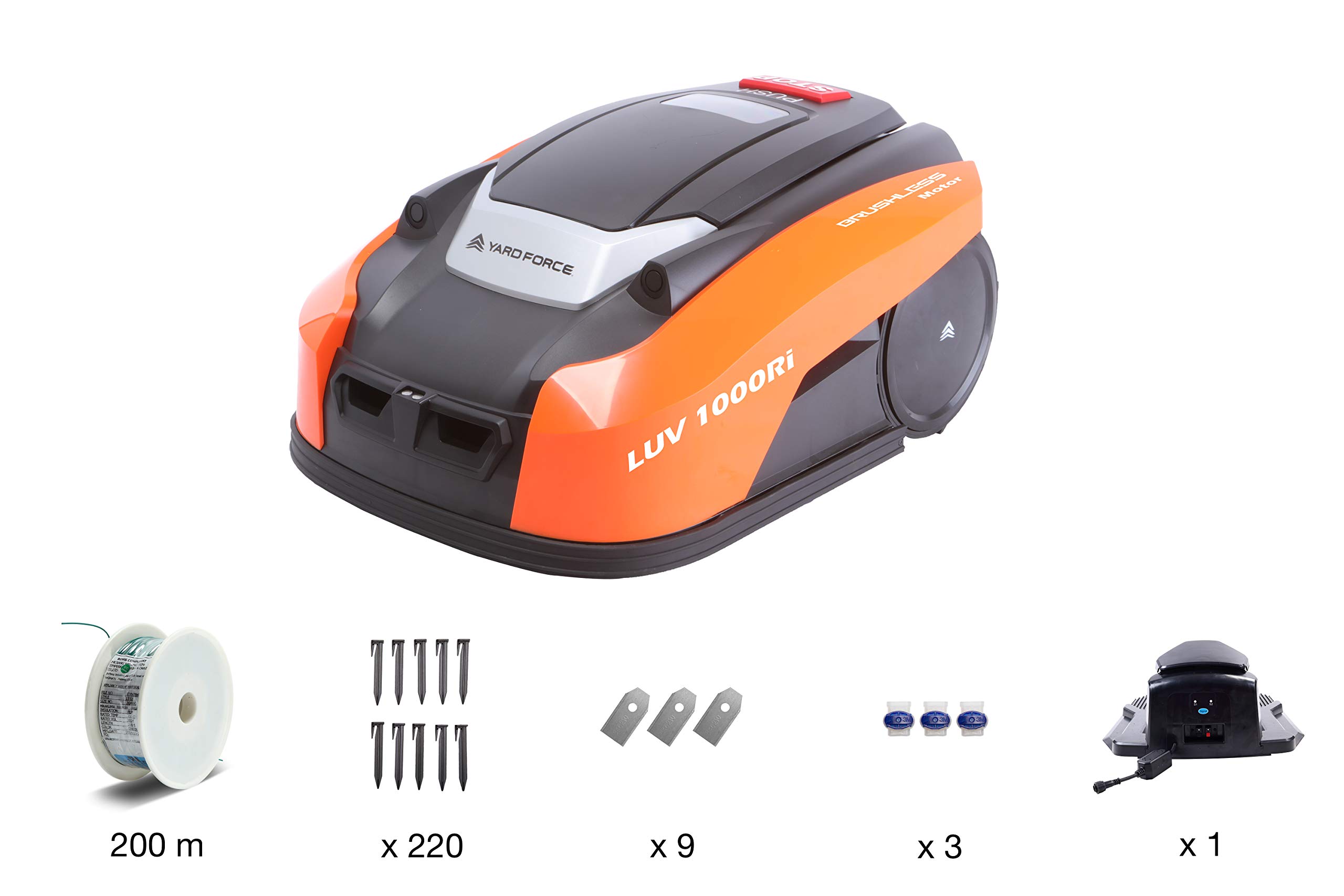Yard Force Robot Tondeuse LUV1000Ri avec App — vue 2