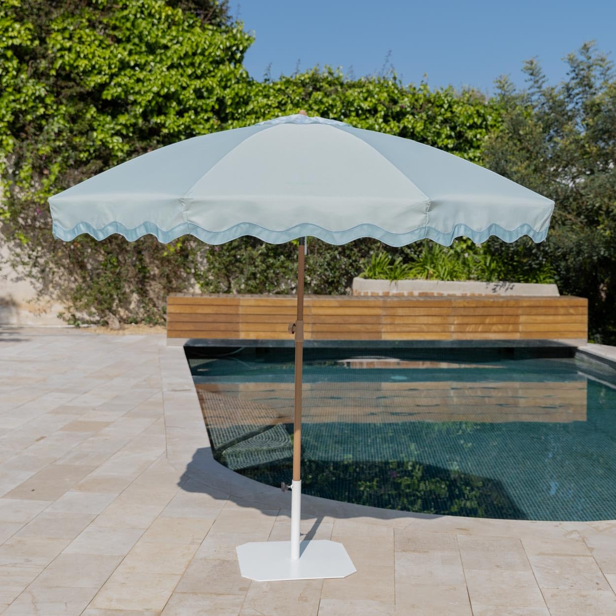 Flamingueo Sombrilla Playa, Piscina, Terraza Exterior, Protección UPF 50+, Altura y Orientación Regulable, Funda de Transporte, Poliéster, 220 x 225 cm