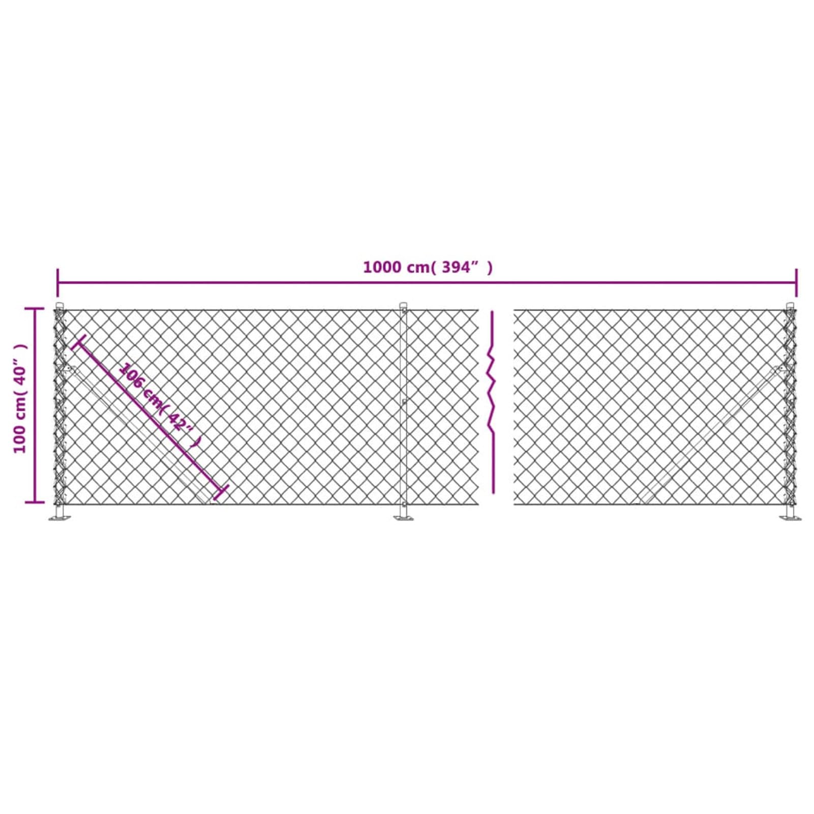 ZEYUAN Maschendrahtzaun mit Bodenflansch Grün 1x10 m, Volierendraht, Wühlmausgitter, Kaninchenzaun, Drahtzaun, Drahtgeflecht, Kaninchendraht, Geflügelzaun - 153937