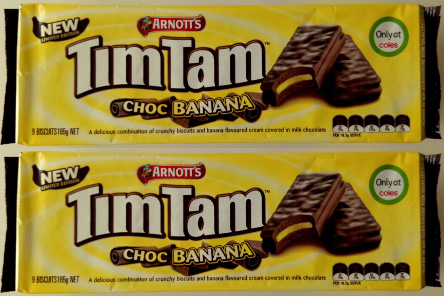 Arnott's Tim Tam | Full Size | Made in Australia | Choose Your Flavor (2 Pack) (Original Chocolate)