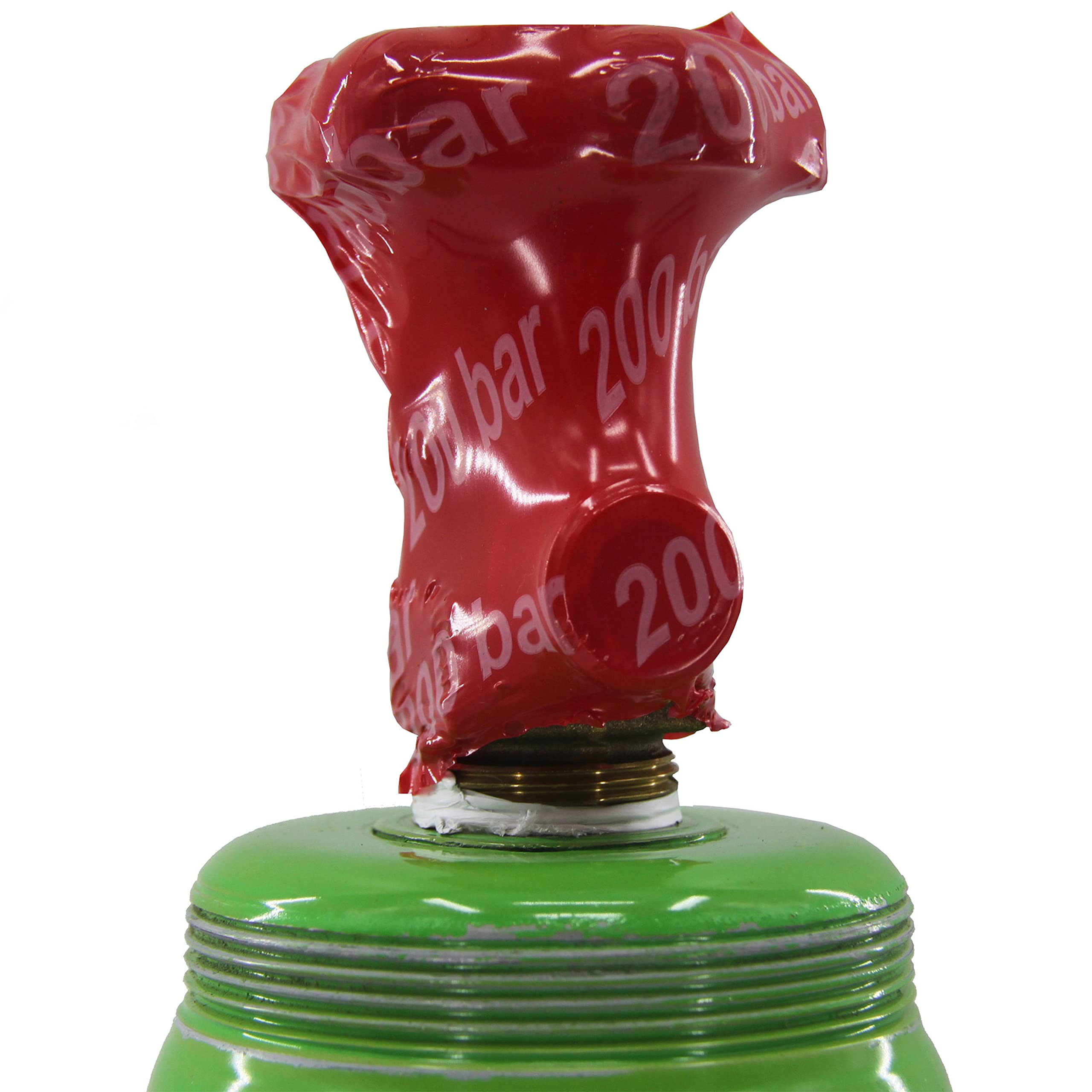 Argon/CO2 Mix bombola di gas 8 l, 150 bar, riempita con mini riduttore di pressione Argon/CO2, 2 manometri e regolazione precisa della pressione del gas, set di bombola di gas di alta qualità per