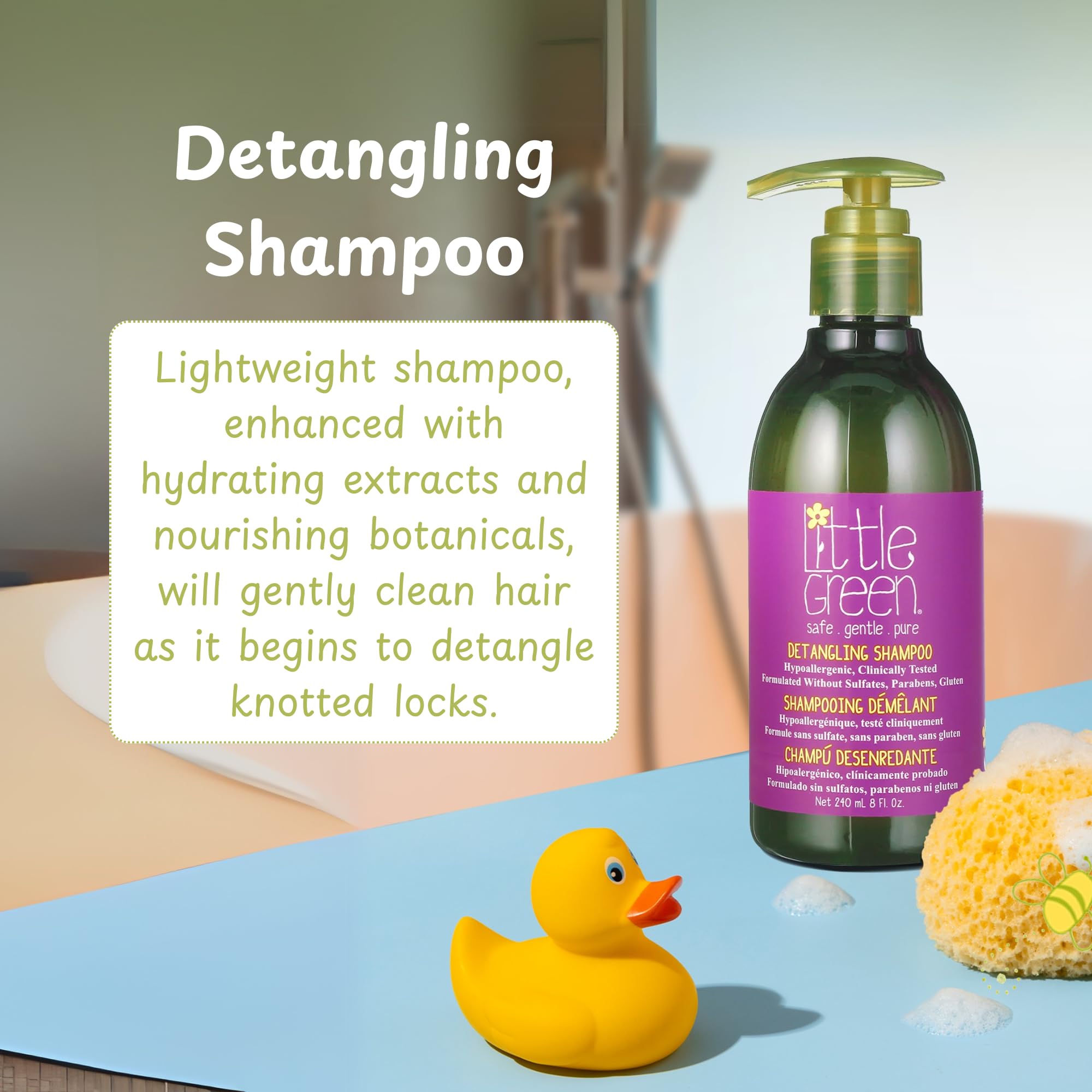 Little Green Champú Desenredante 240 ml (Niños)
