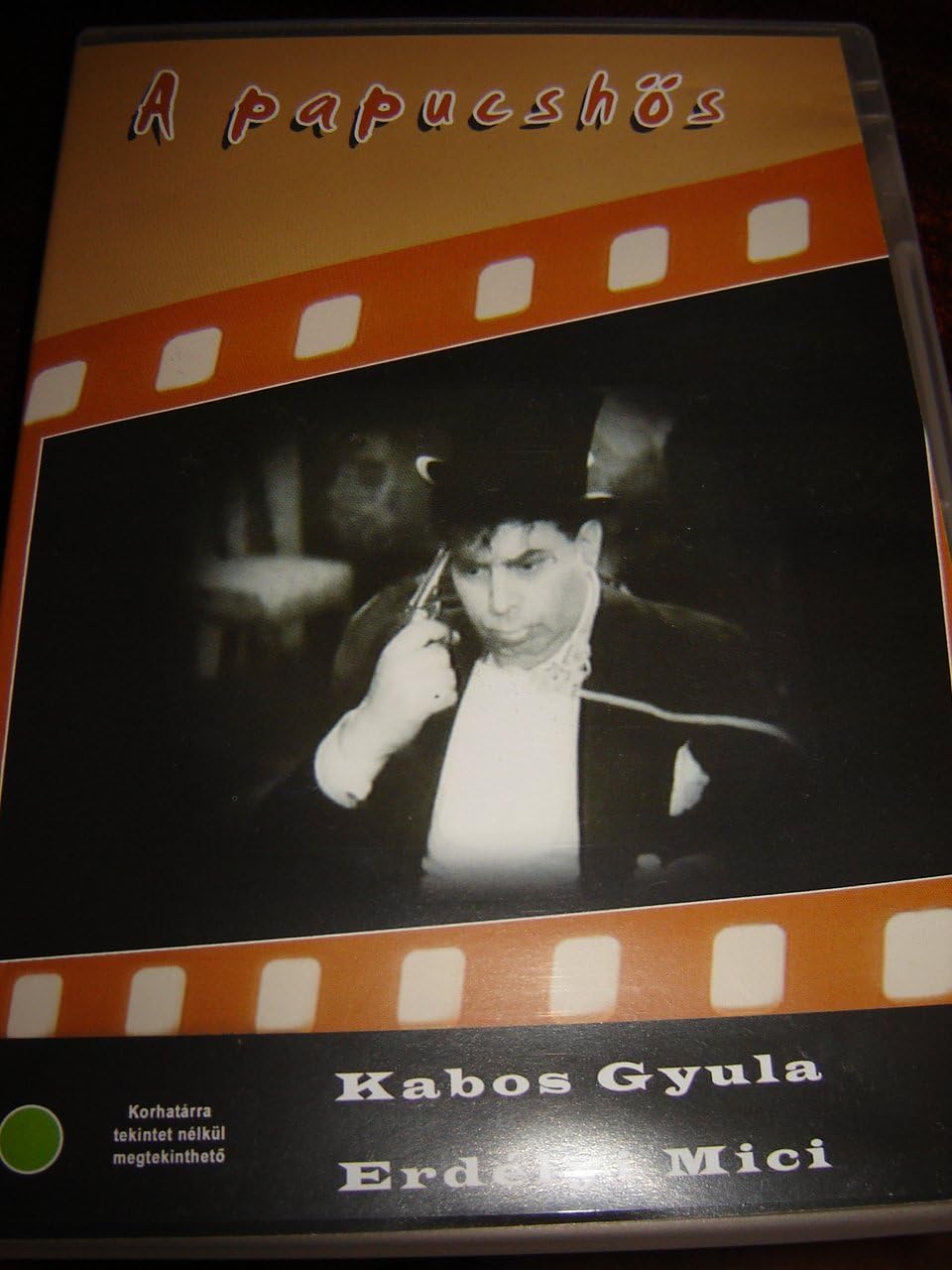 A Papucshos / Region 2 PAL DVD / Hungarian only options / Magyar Regi Film / Kabos Gyula, Erdelyi Mici, Pethes Sandor, Kertesz Dezso, Bilicsi Tivadar / 77 minutes