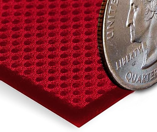 Miniatura 5 de Coverking CSC2S7CH7084 - Funda de asiento delantero de ajuste personalizado para modelos seleccionados de Chevrolet, Spacermesh de 2 tonos (rojo con