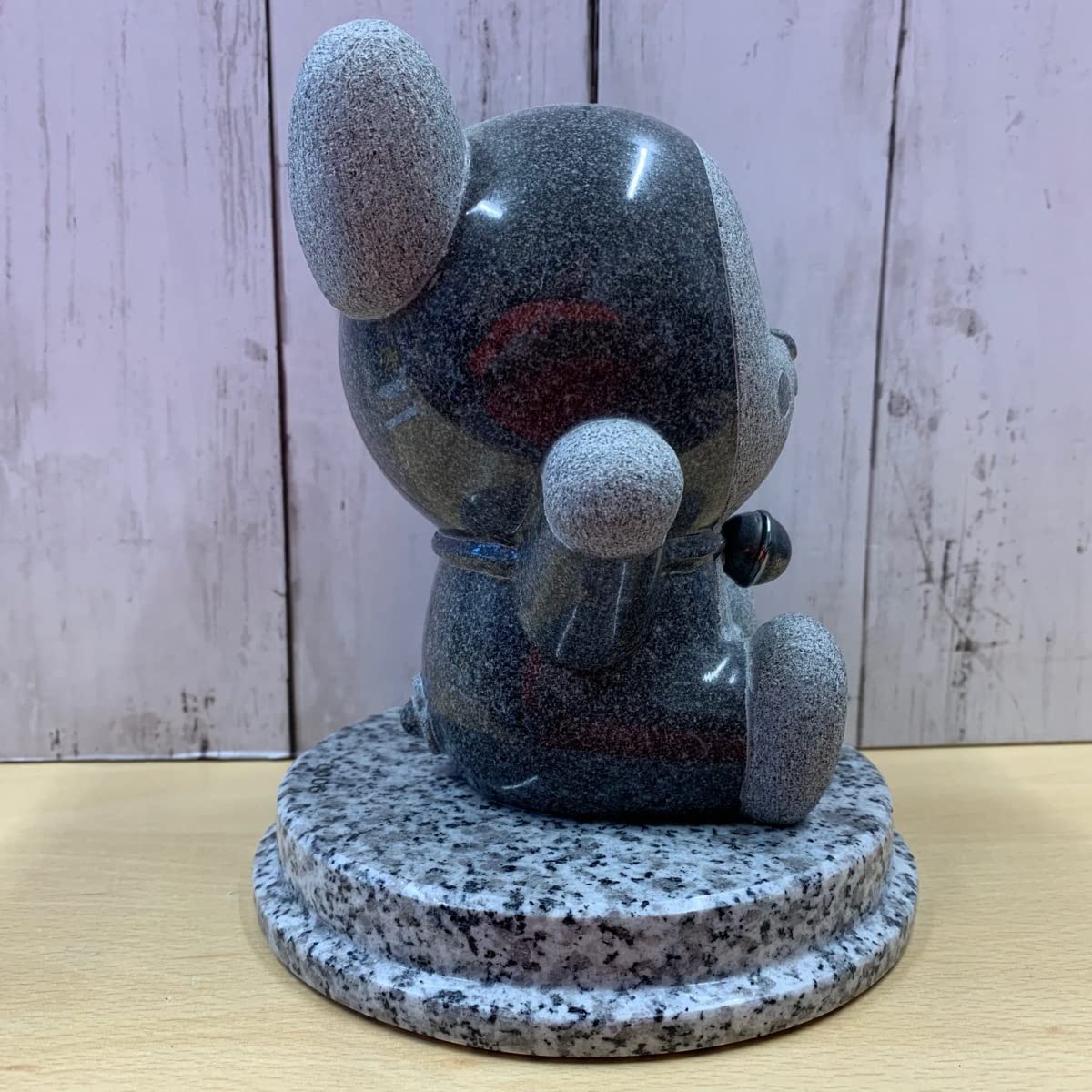 Amazon.co.jp: TAKAO 御影石 スタチュー ドラミちゃん 置物 座姿 18cm