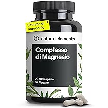Magnesio Completo – qualità premium: a base di 5 composti di alta qualità – 400 mg di magnesio elementare per dose giornaliera – testato in laboratorio, vegano, ad alto dosaggio