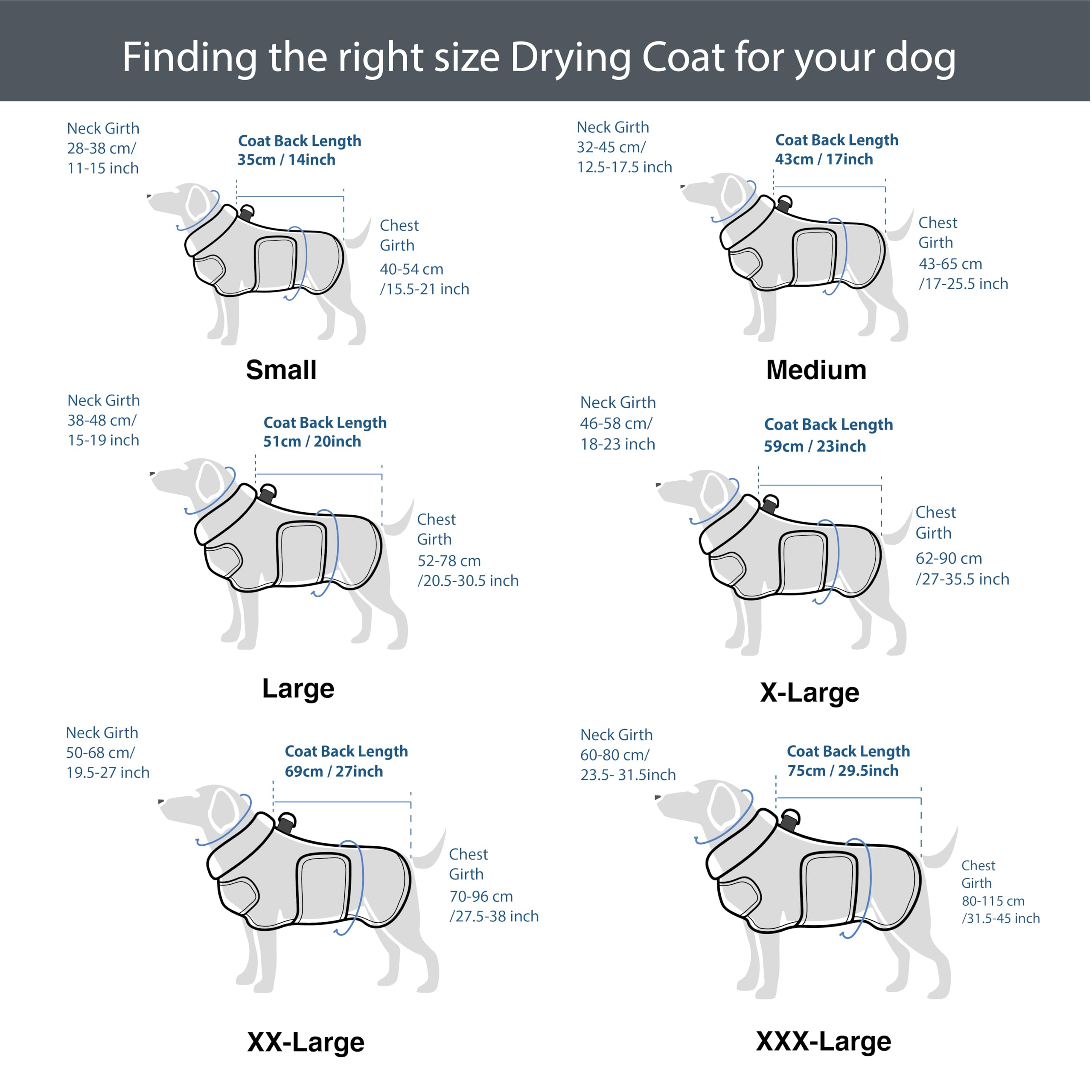 Manteau de séchage super absorbant pour chien, serviette double couche en microfibre, peignoir épais et doux pour chien, robe de chambre réglable pour le bain, la promenade et les voyages