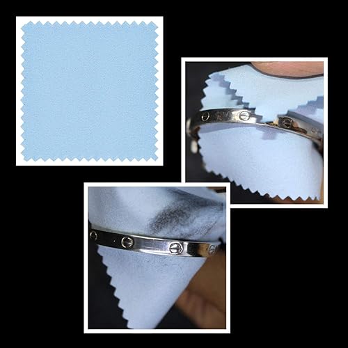 Miniatura 9 de Medidores de joyería Medidor de anillos de hierro inoxidable Herramienta de medición de tamaño de anillo de dedo Juego de calibrador de anillos