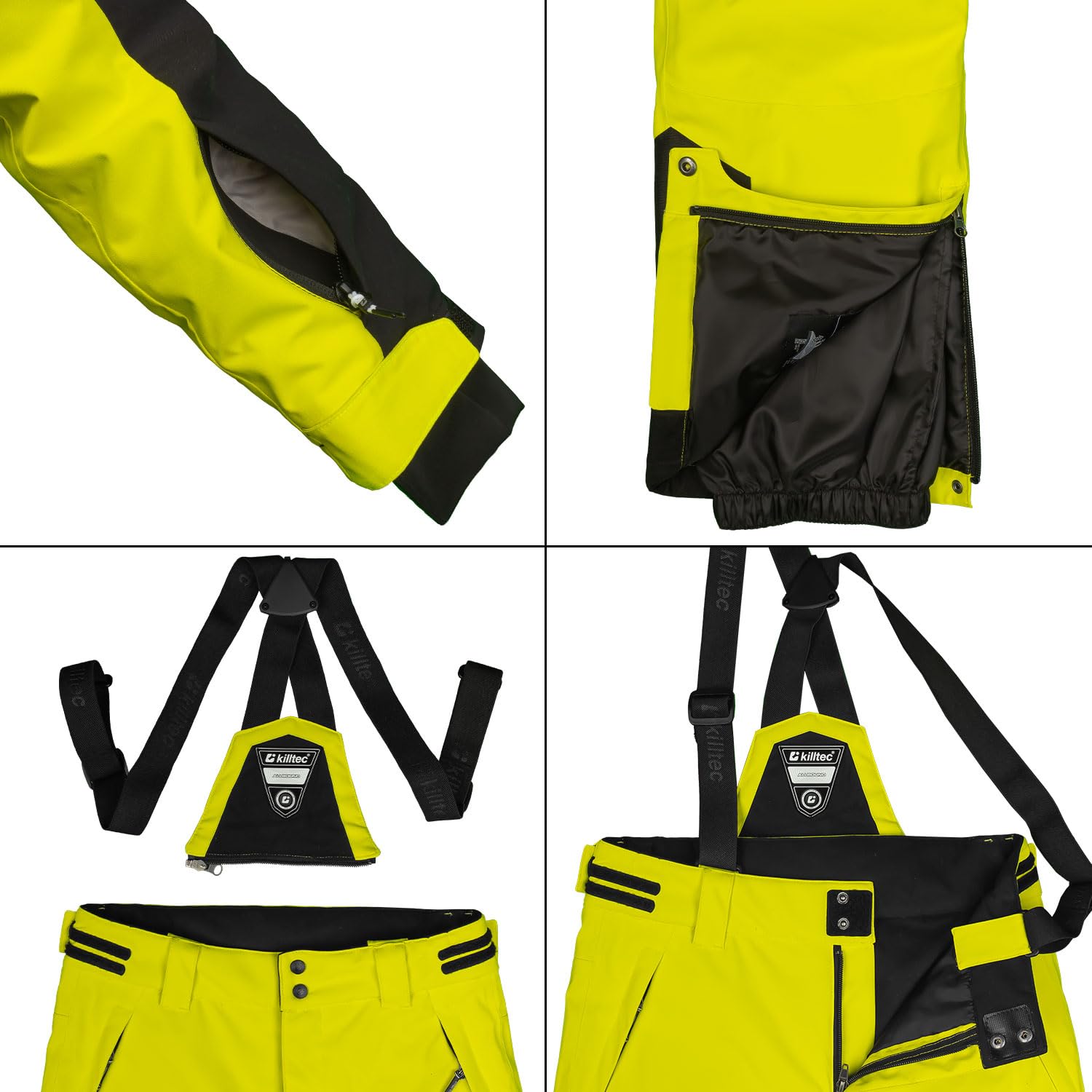 Killtec Jungen Skianzug - Skijacke und Skihose im Set - 10.000 mm Wassersäule - wasserdicht, atmungsaktiv