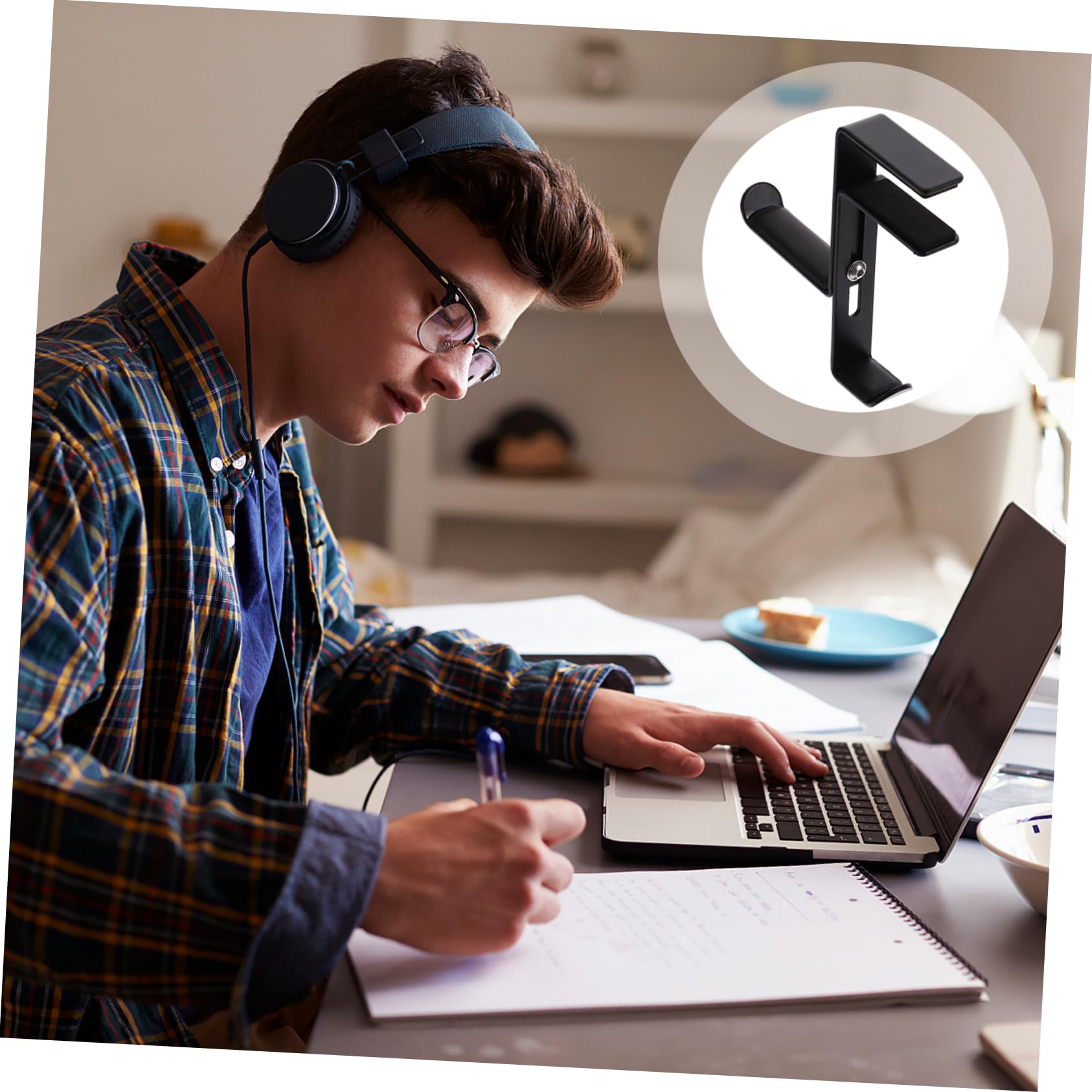 Support Casque Support De Casque Cintre Sous Le Bureau Support De