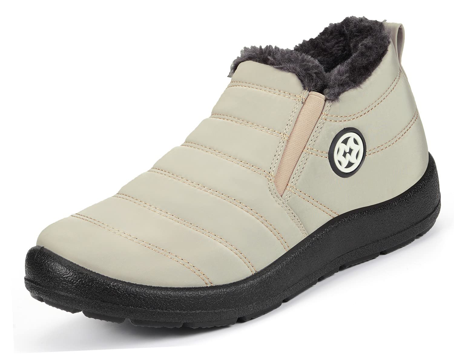 Gaatpot Stivali Donna Stivaletti Invernali Stivali da Neve Caldo Peluche Scarpe Impermeabili 36-43