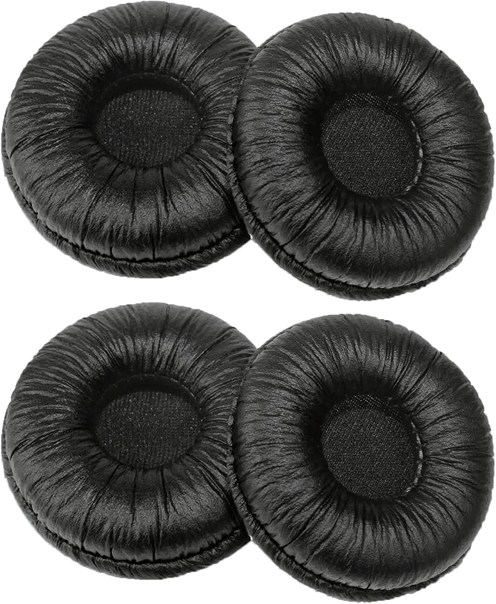 BINGLE Ear Cushions Ear Pads Replacement 50mm Covers for Plantronics/Jabra | Ear Pads for Plantronics HW251N HW261N HW510 HW520 Blackwire C320 3220 3210 3320 Jabra PRO 920 930 Biz 1500 GN2000 Headphones