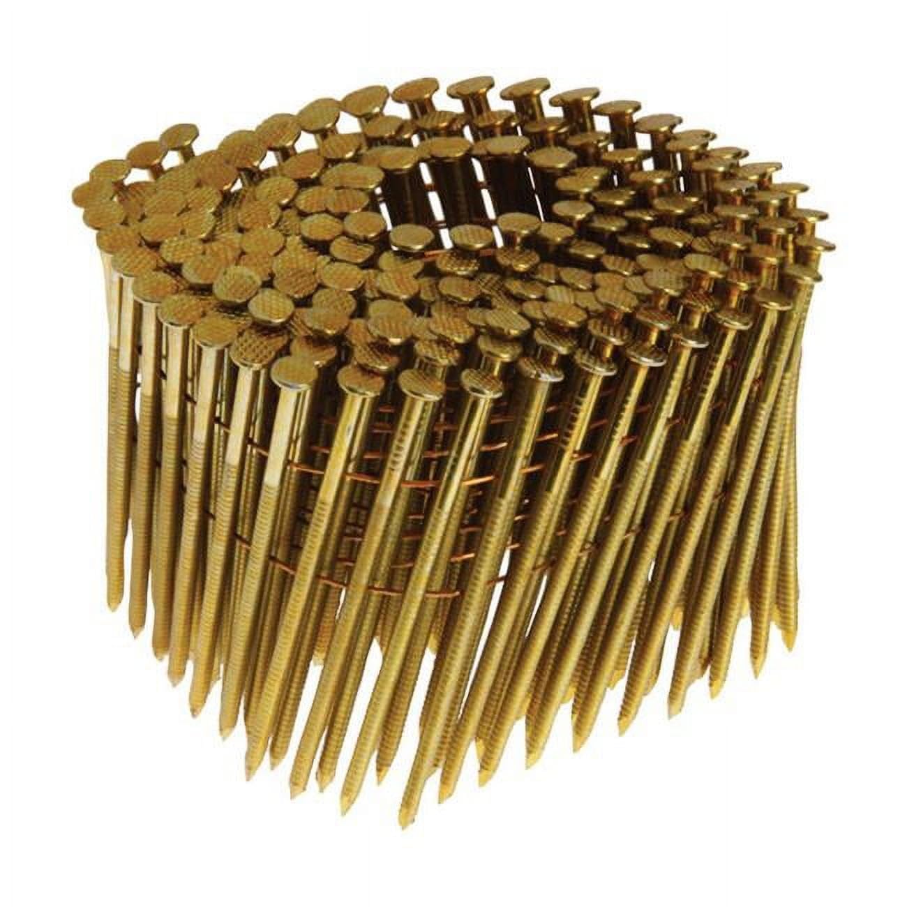 15 deg 11 Gauge Ring Shank Angled Coil Framing Nails - 3.25 in. x 0.12 in. Dia.