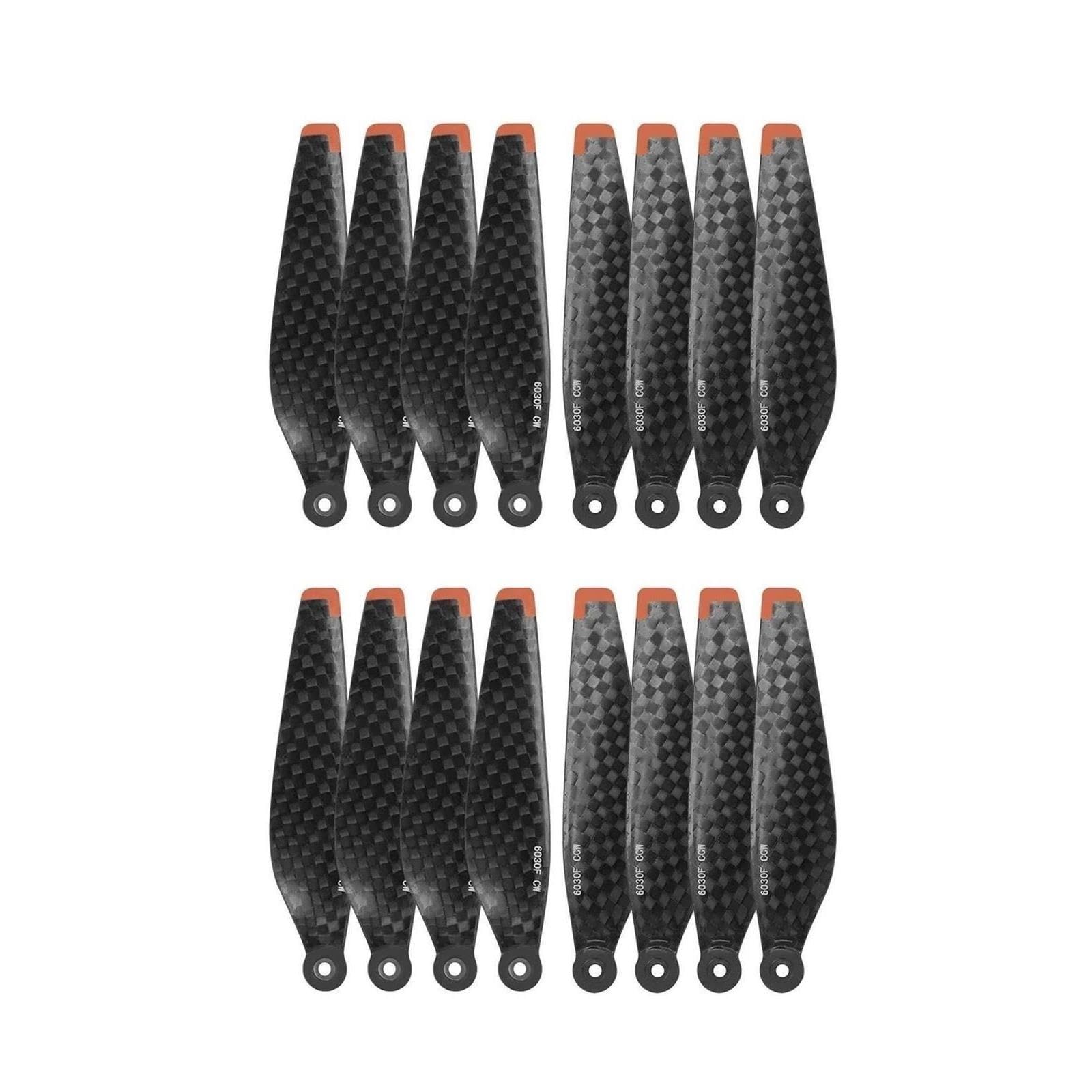Elica 6030F in fibra carbonio, compatibile con DJI, Mini 3 Pro | Per Mini 4 Pro, 4 o 8 pezzi con viti e cacciavite, peso netto 5g/10g(16pcs)